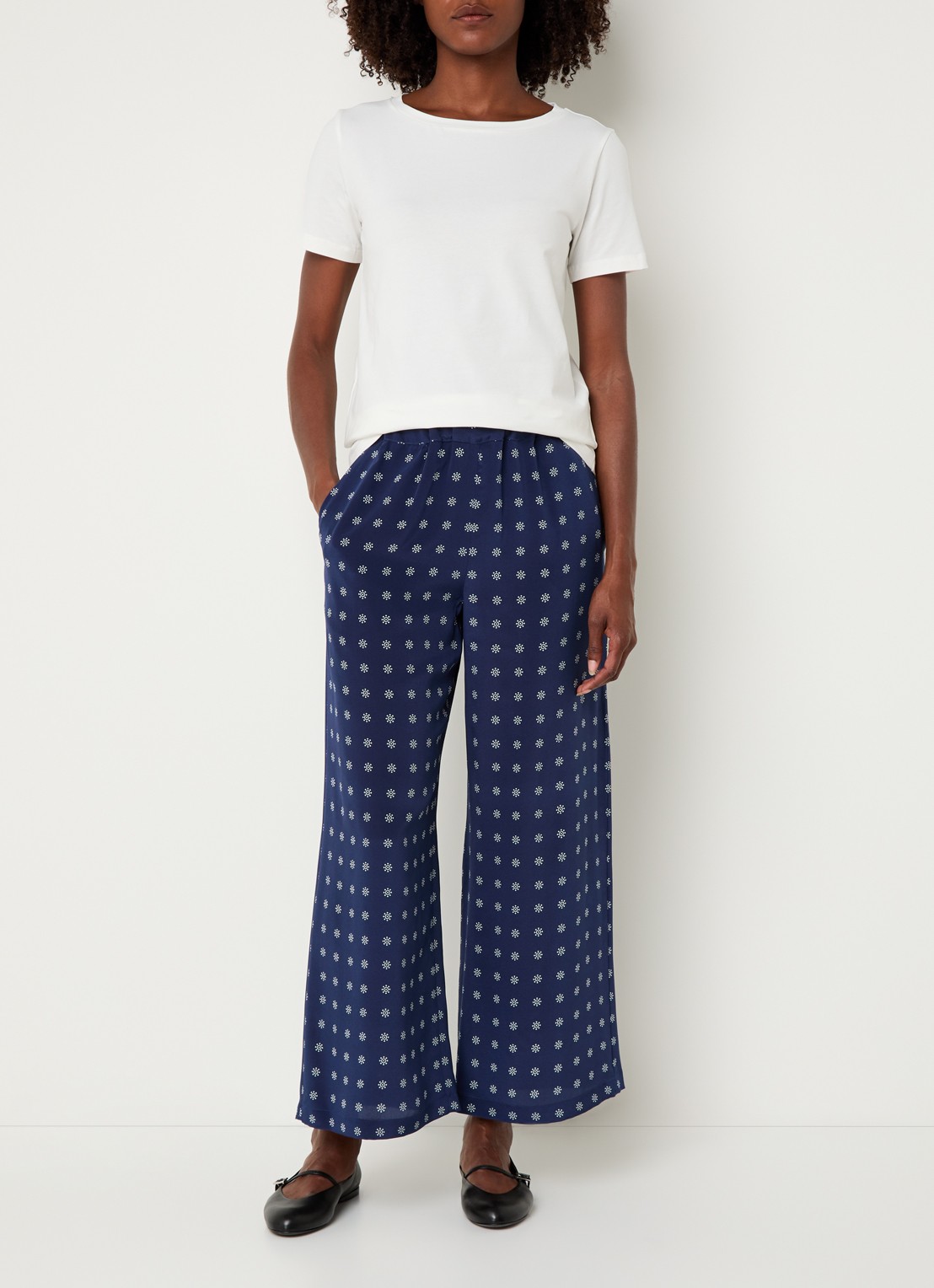 Max Mara Multib T-shirt met ronde hals - voorkant 4 wit