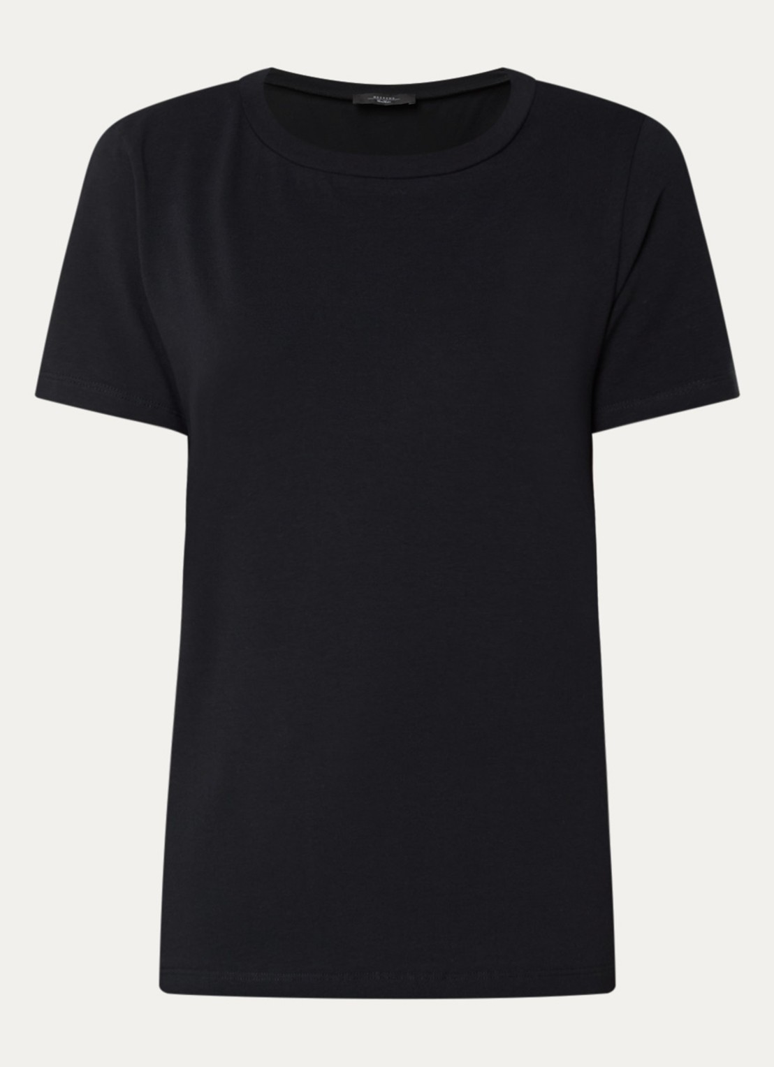 Max Mara Multib T-shirt met ronde hals - voorkant 3 zwart