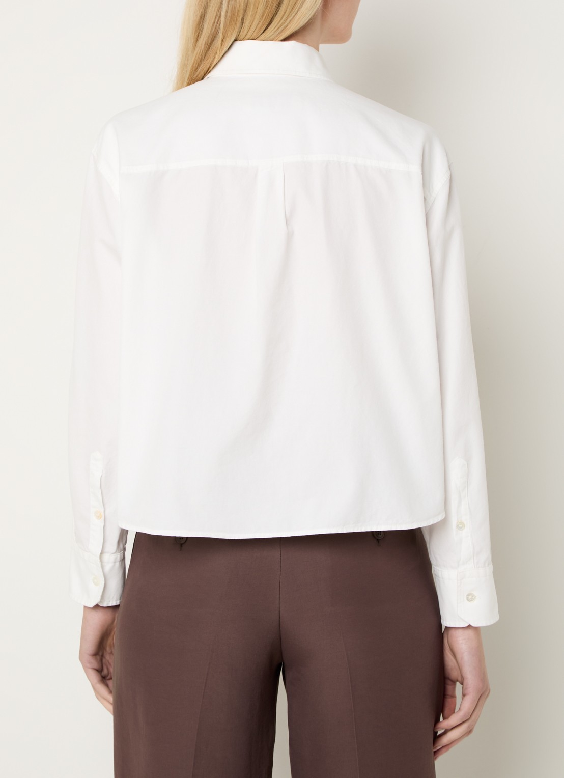 Max Mara Nuoro blouse met borstzak - achterkant 4 wit