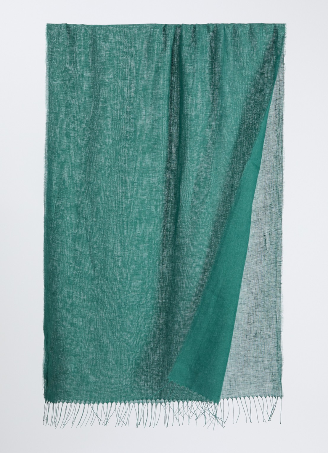 Max Mara Sjaal 189 x 70 cm - detail 2 zeegroen