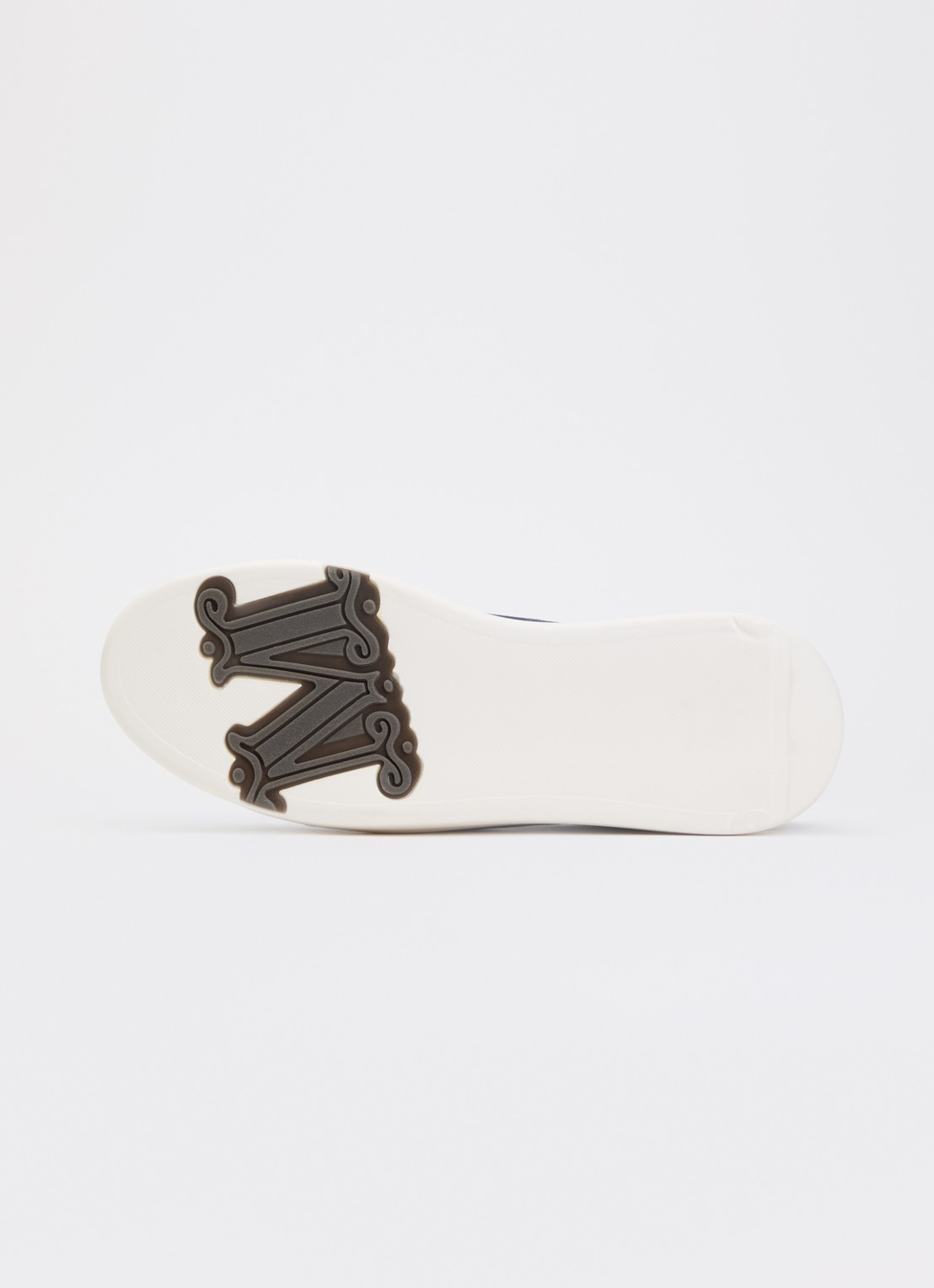 Max Mara Sneaker van suède met logo - detail 3 indigo