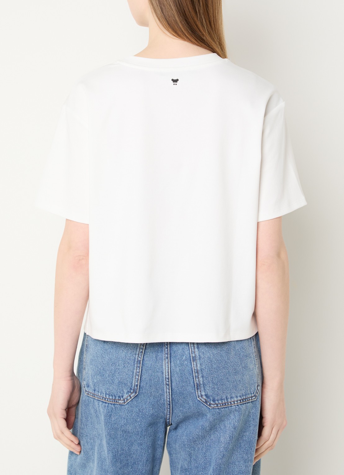 Max Mara T-shirt met borduring - achterkant 4 wit