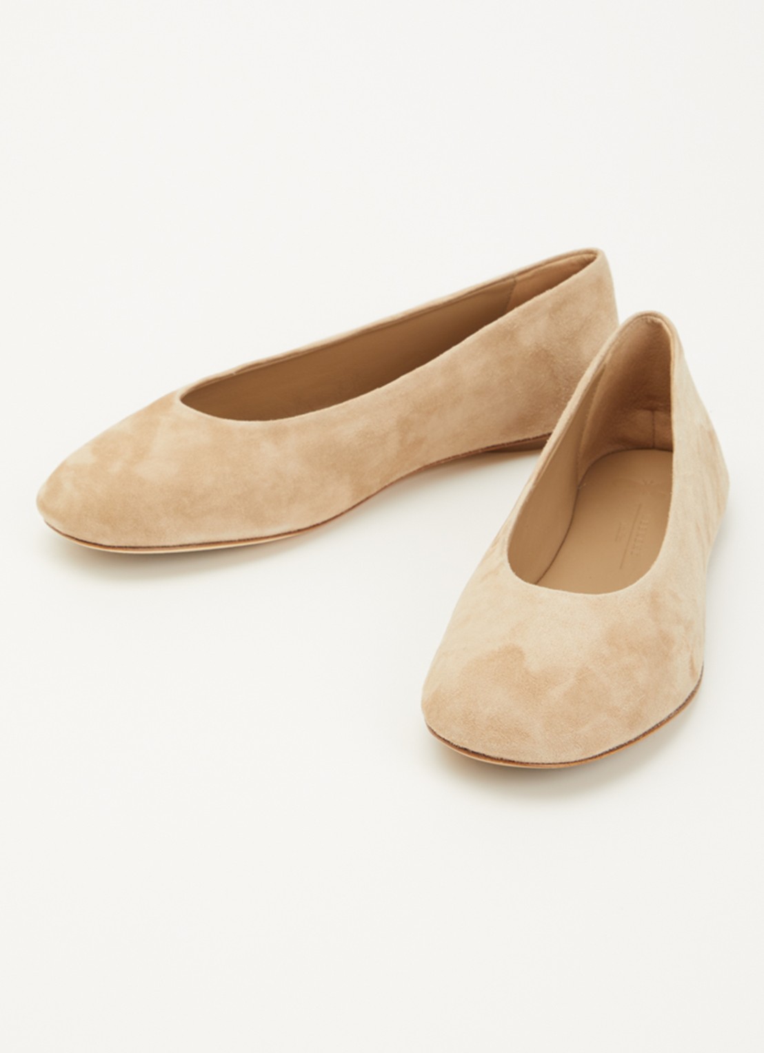 Max Mara Todi ballerina van suède  - detail 3 donkerbeige