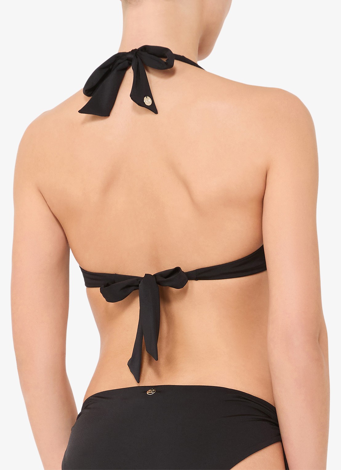 Max Mara Triangel bikinitop - achterkant 4 zwart