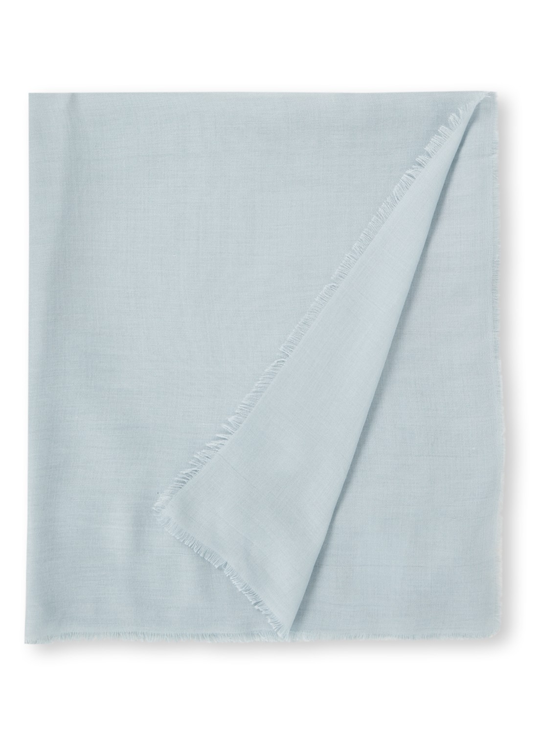 MaxMara Ema sjaal in uni 140 x 140 cm - voorkant mint
