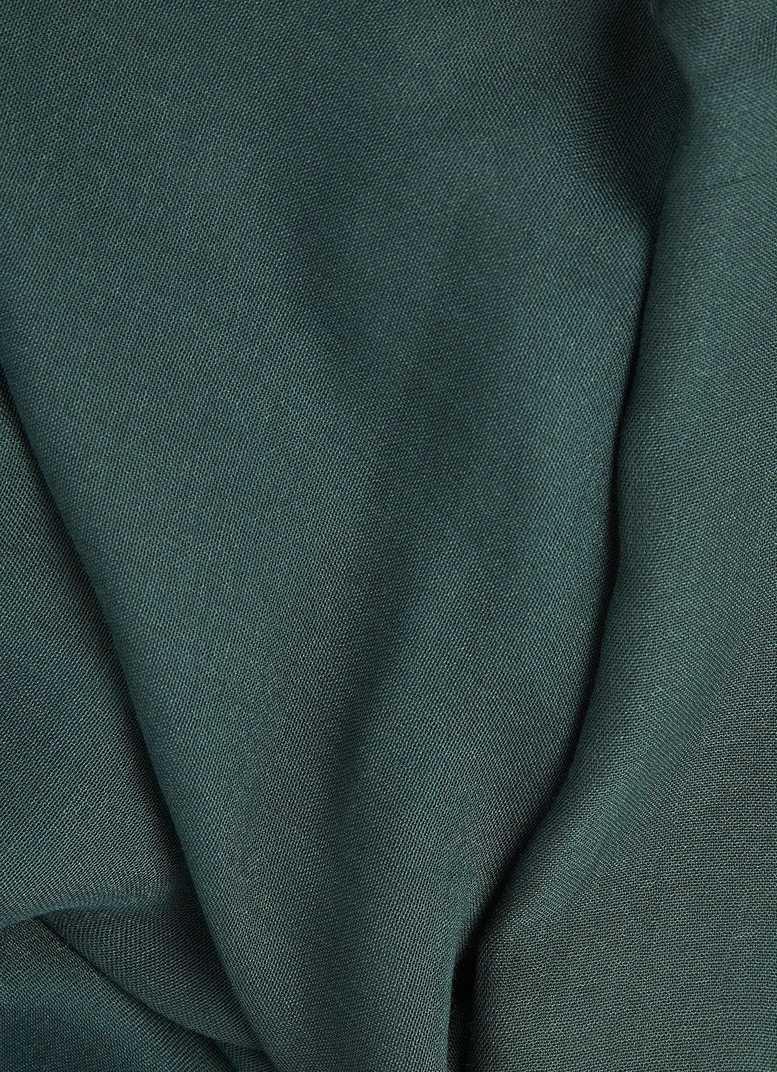 MaxMara Ema sjaal in uni 140 x 140 cm - detail 3 groen
