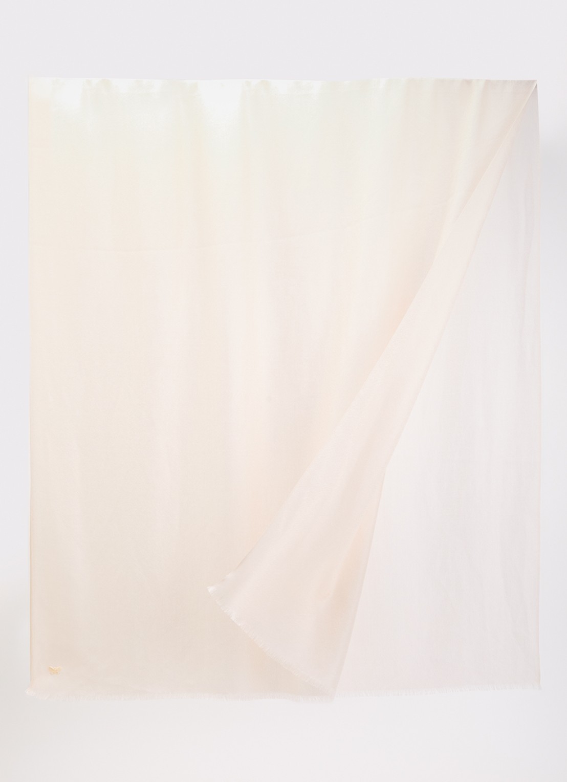 MaxMara Karauche sjaal in kasjmierblend 180 x 80 cm - detail 2 creme