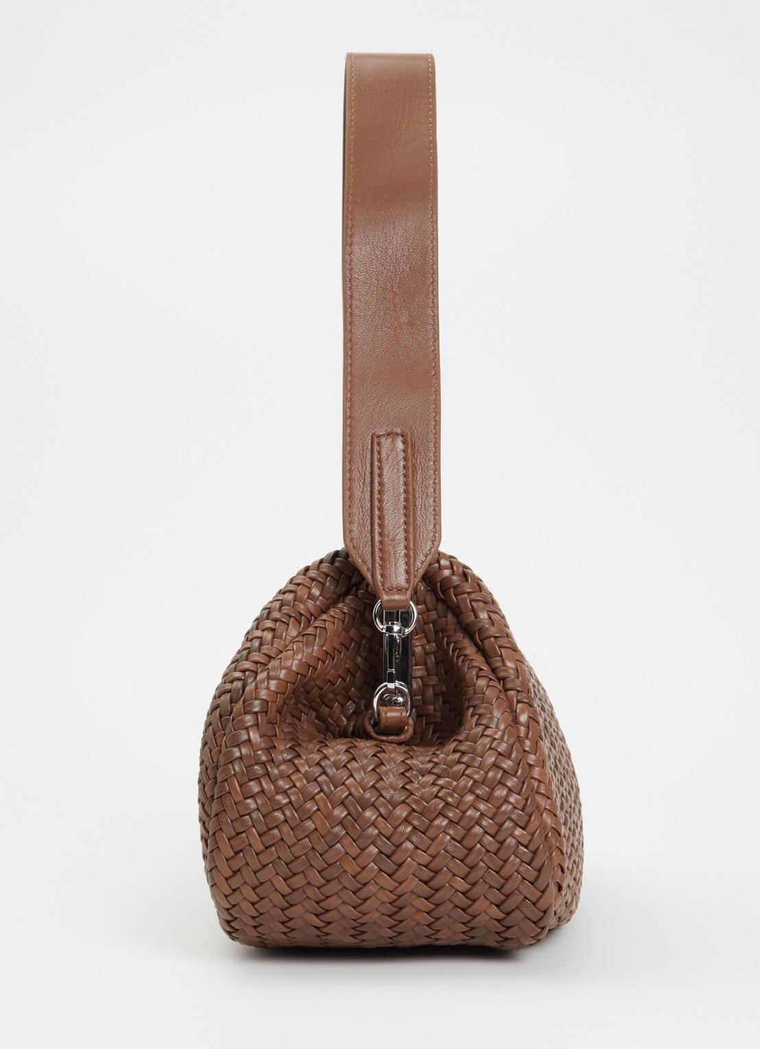 MaxMara Pasticcino M handtas van schapenleer met afneembare schouderriem - detail 3 bruin