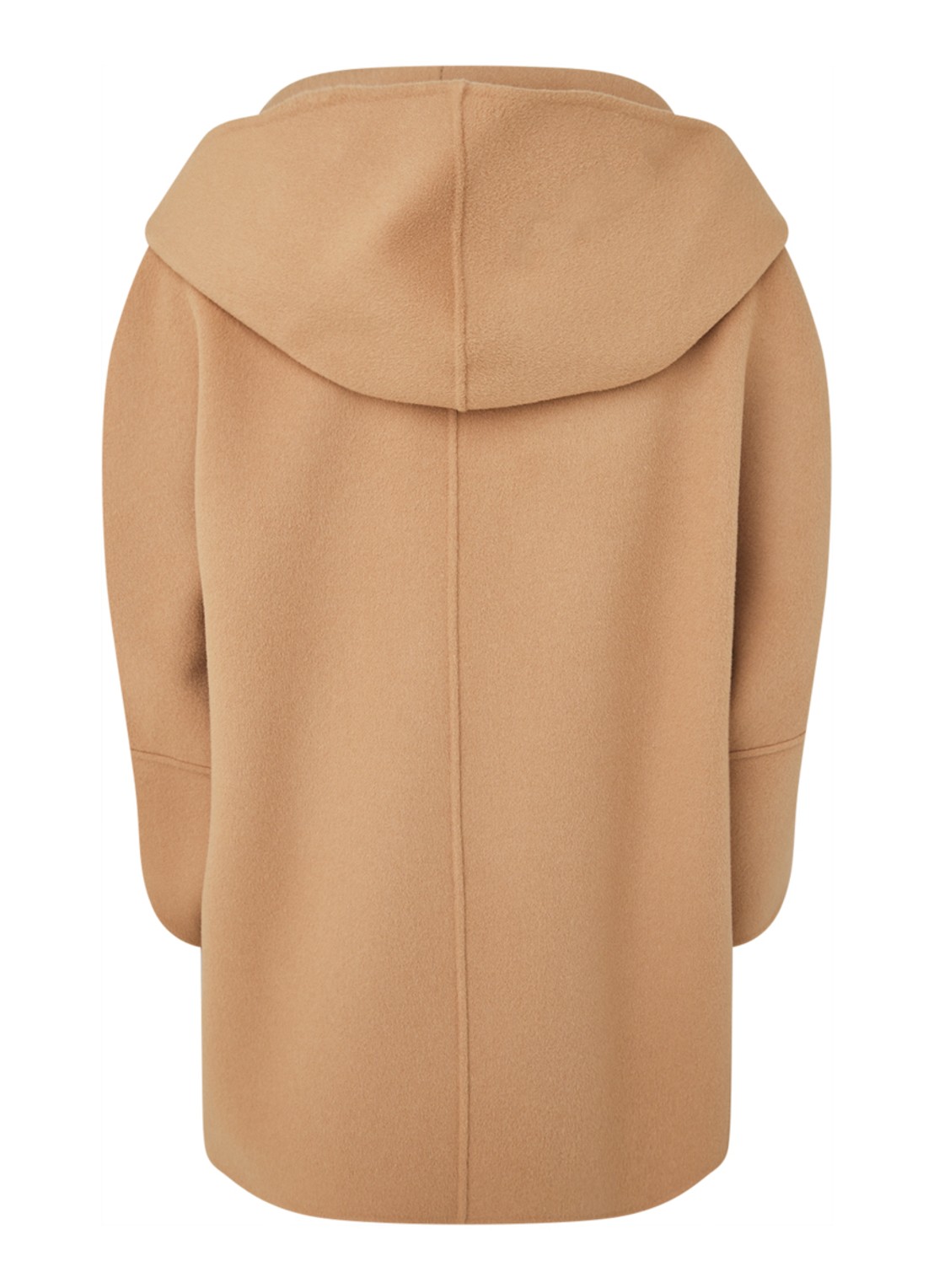 MaxMara Rapace jas van wol met driekwart mouw - achterkant camel