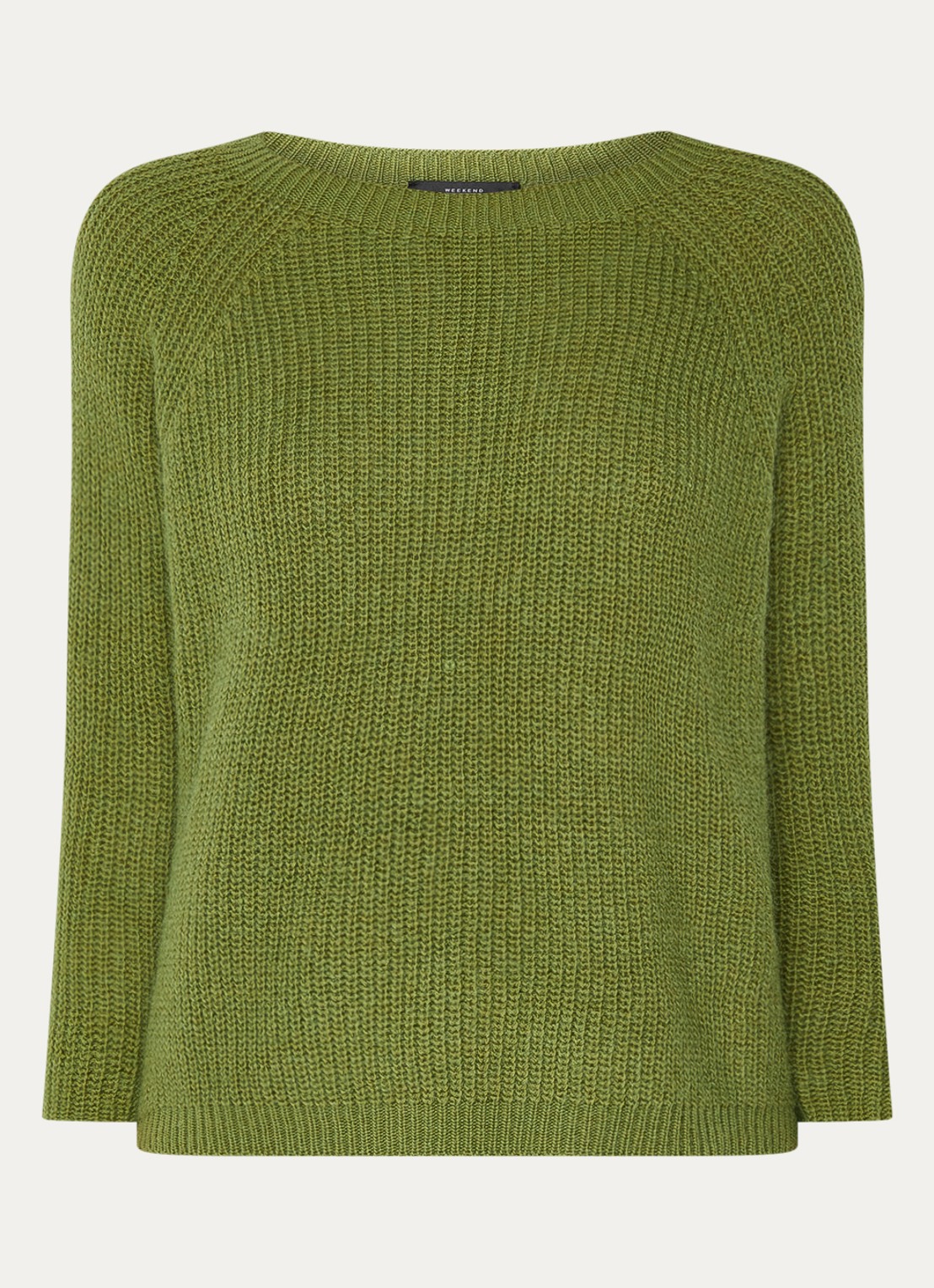 MaxMara Xeno grofgebreide trui - voorkant 2 groen