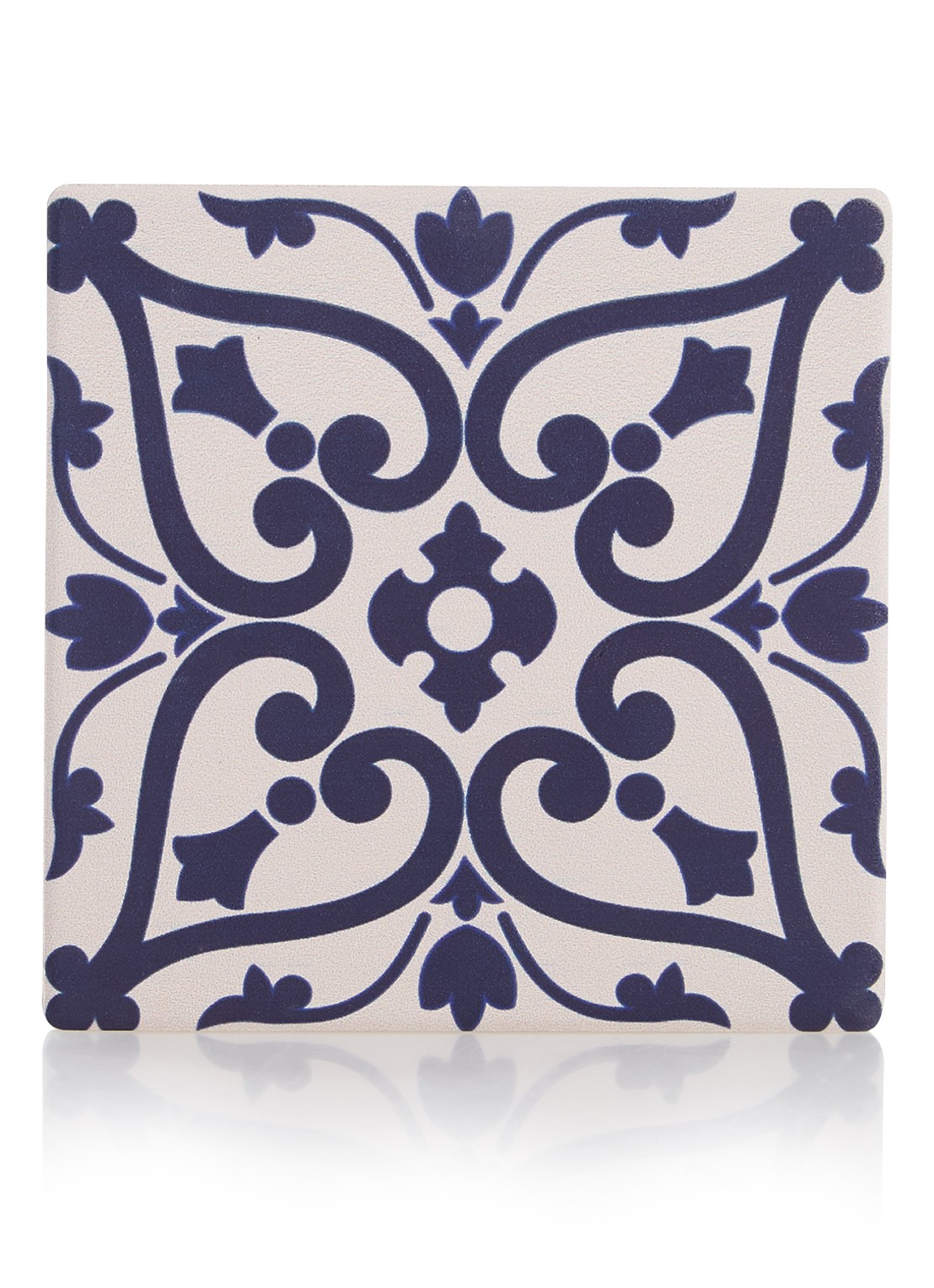 Maxwell & Williams Medina Maarif onderzetter van keramiek - voorkant blauw