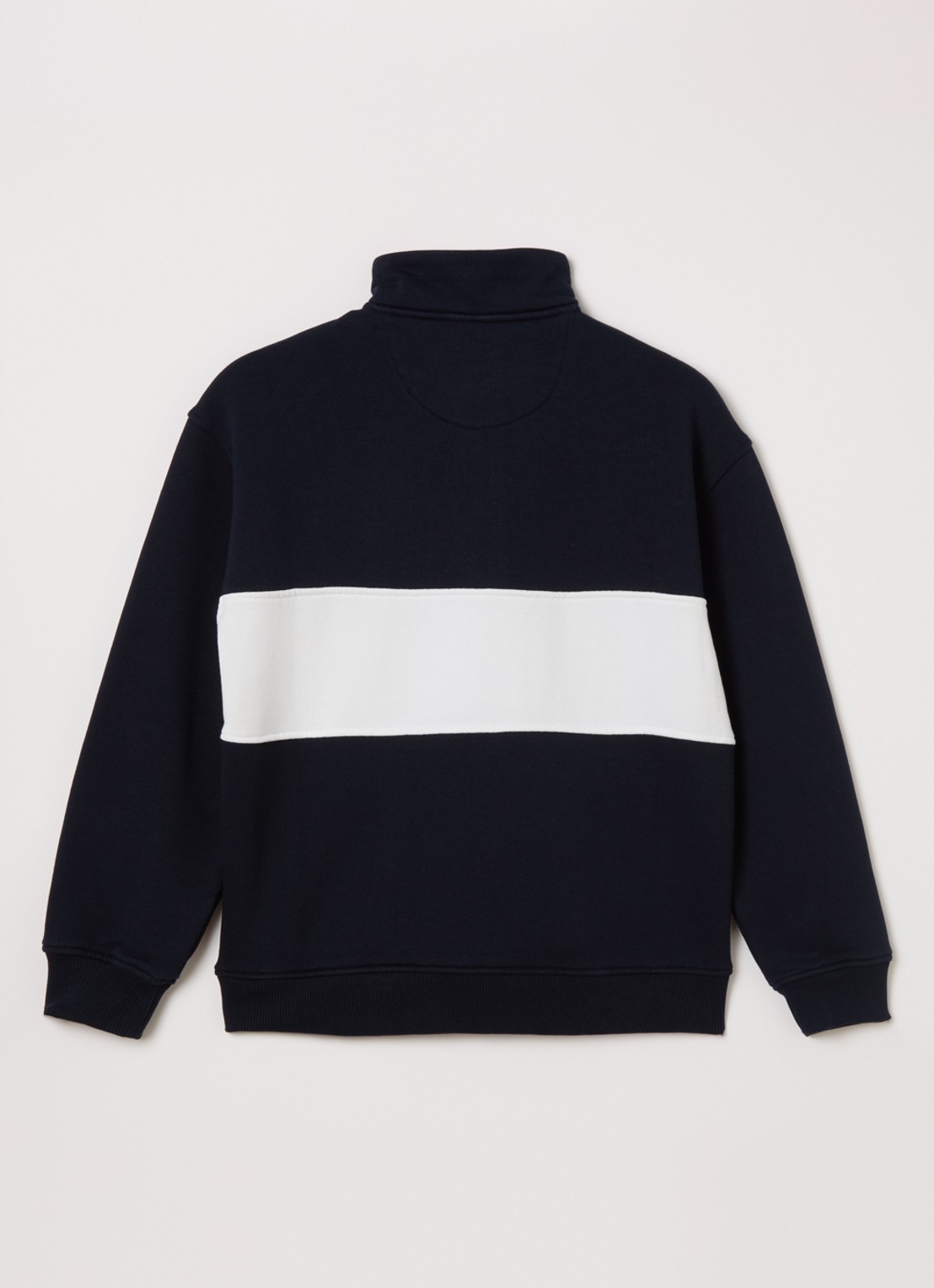 MC2 Saint Barth Kenneth sweater met borduring - voorkant 3 donkerblauw