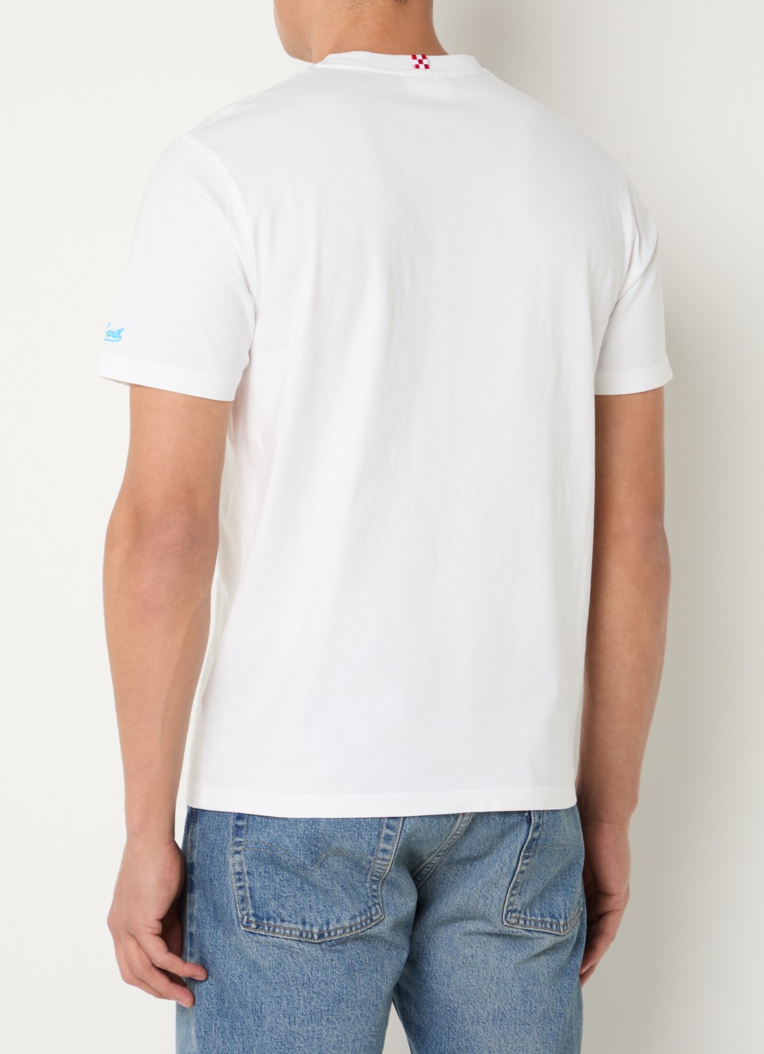 MC2 Saint Barth Paloma T-shirt met print - achterkant 4 wit