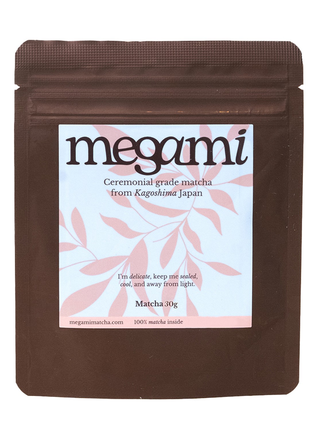 Megami Matcha 30 gram - voorkant groen