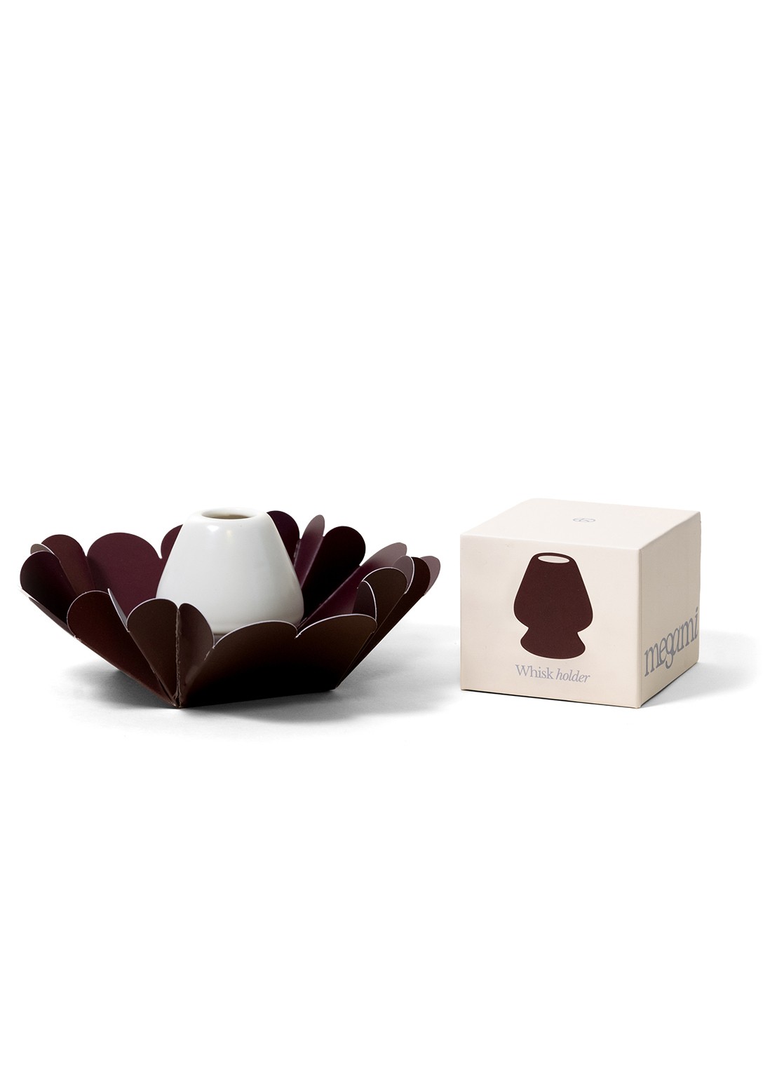 Megami Matcha garde houder - voorkant gebroken wit