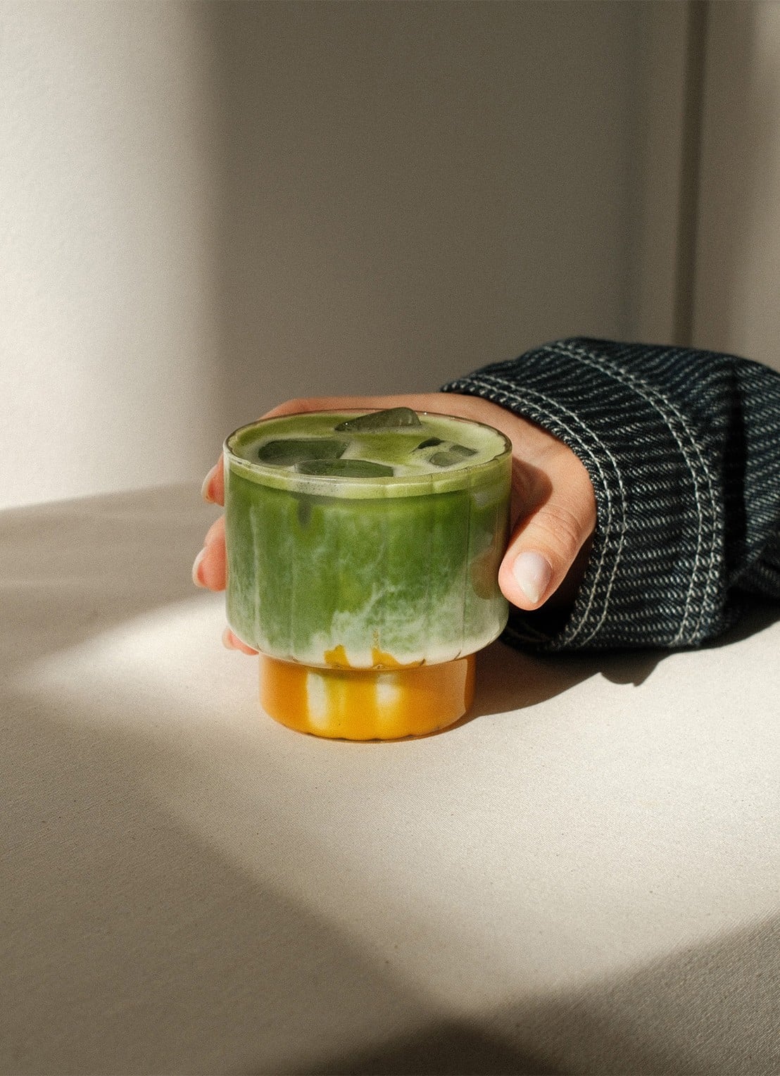 MEGAMI Matcha glas - voorkant 2 transparant