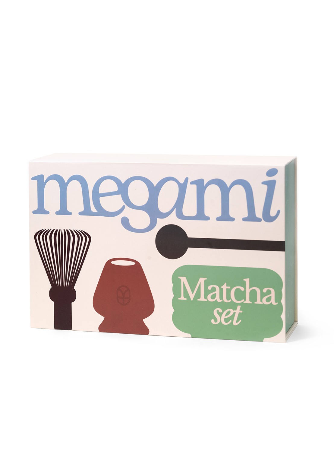 Megami Matcha set in geschenkdoos 5-delig - voorkant 2 paars