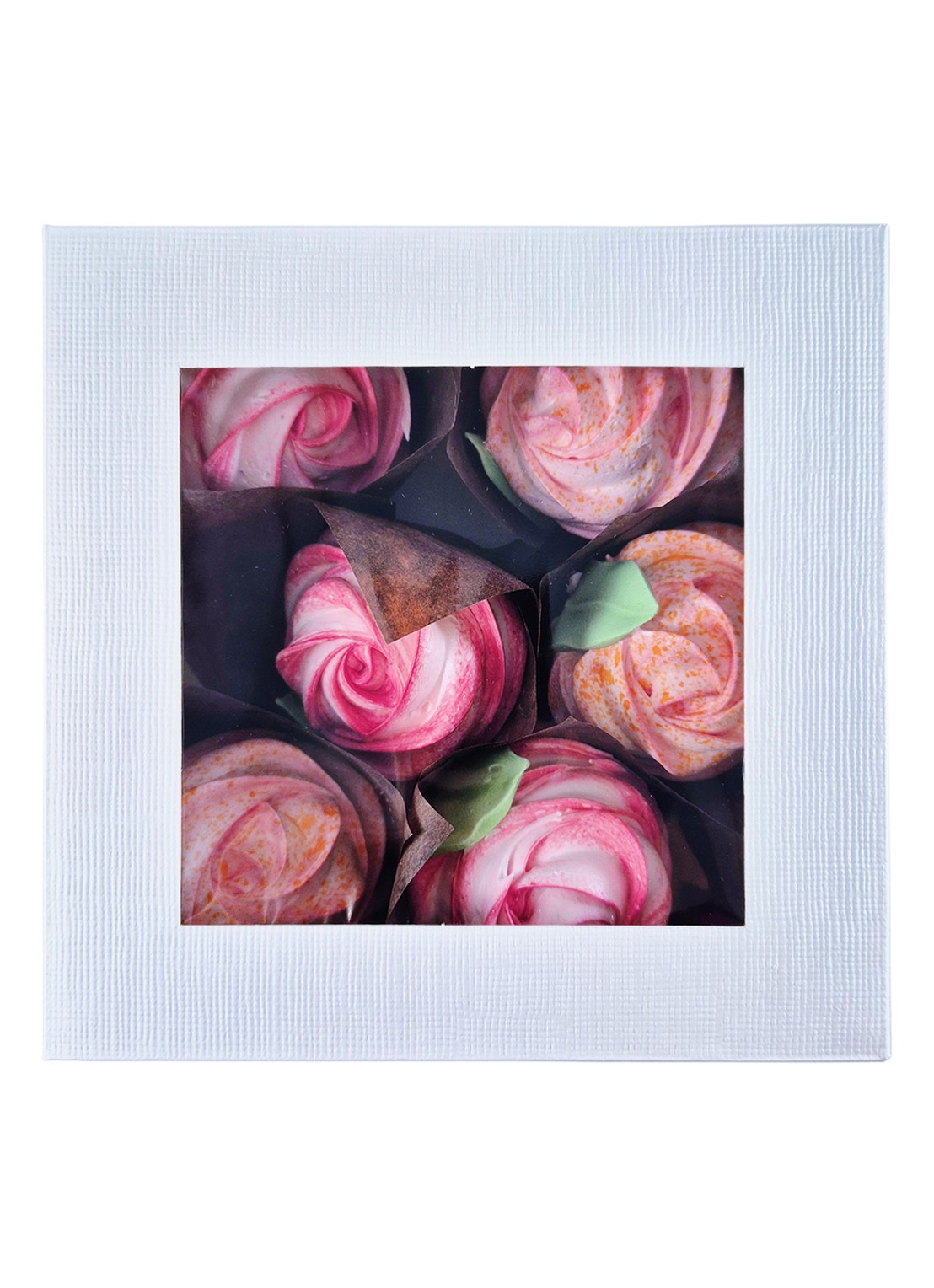 Meringue Sisters Rozen Meringue in geschenkverpakking 96 gram - voorkant undefined