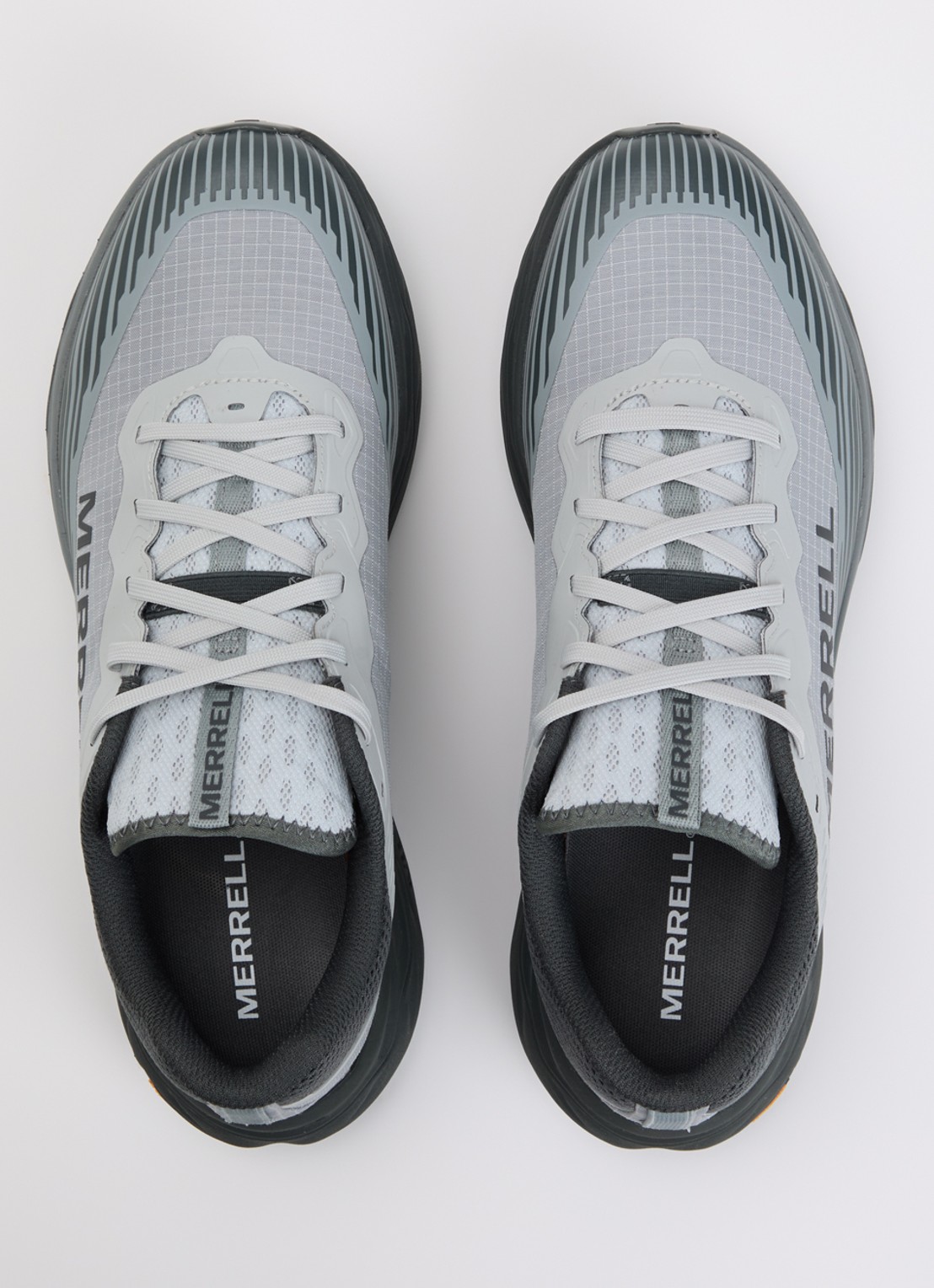 Merrell Agility Peak 6 Gore-Tex sneaker van mesh - detail 6 lichtgrijs