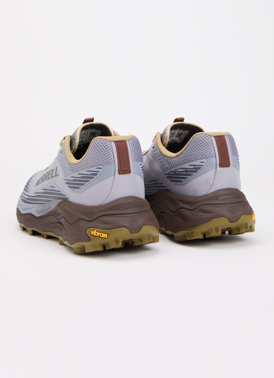 Merrell Agility Peak 6 sneaker van mesh met logo - achterkant 5 staalblauw