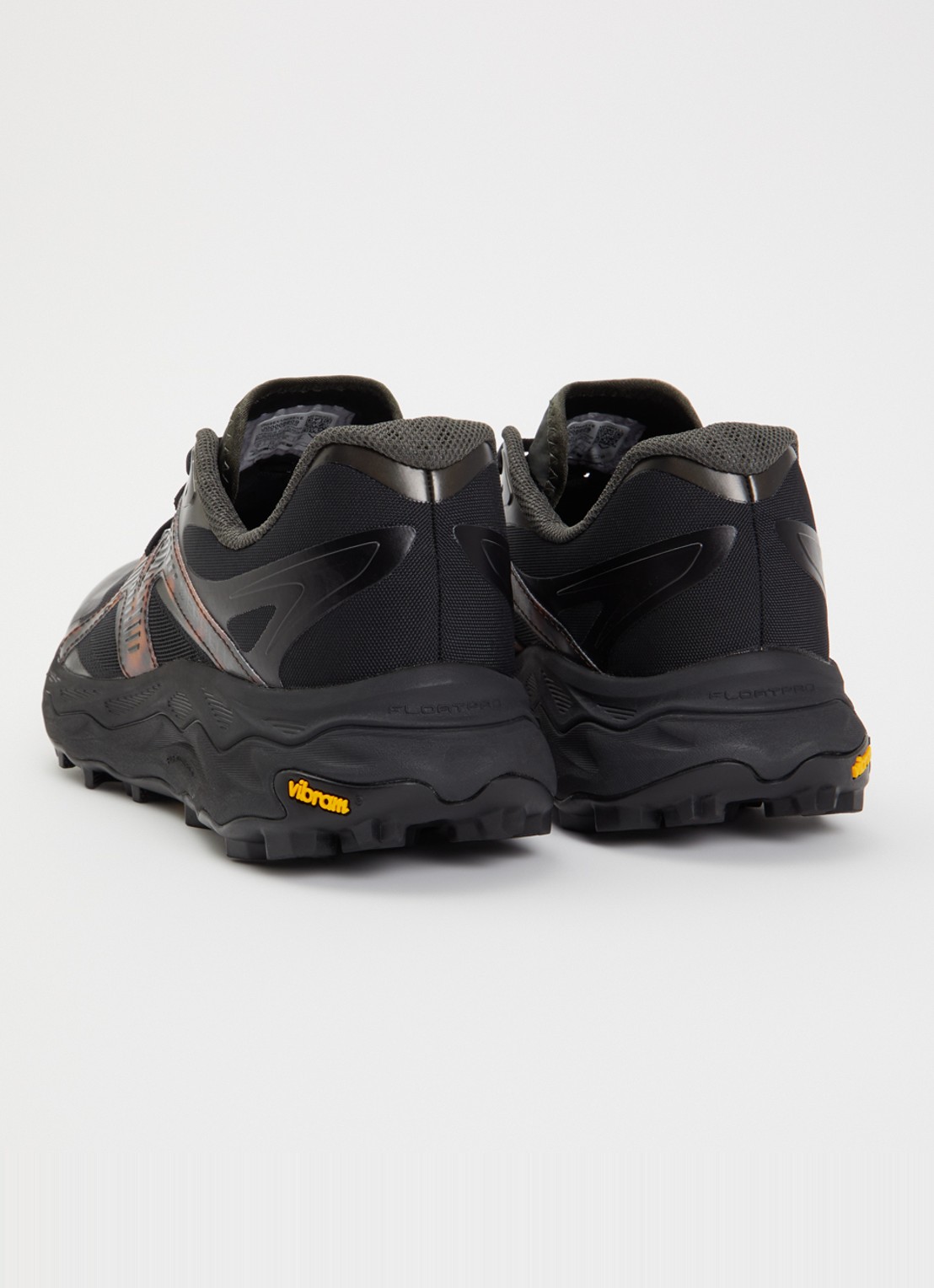 Merrell Agility Peak 6 sneaker van mesh met logo - achterkant 4 zwart