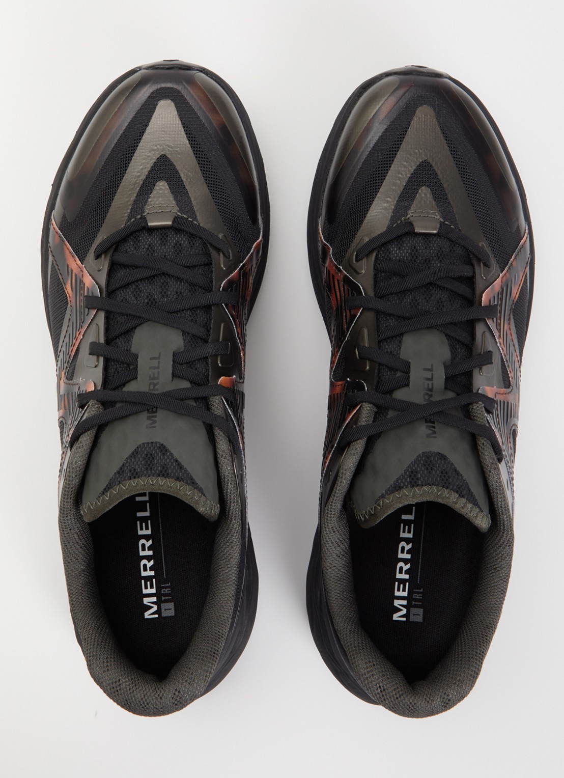 Merrell Agility Peak 6 sneaker van mesh met logo - detail 2 zwart