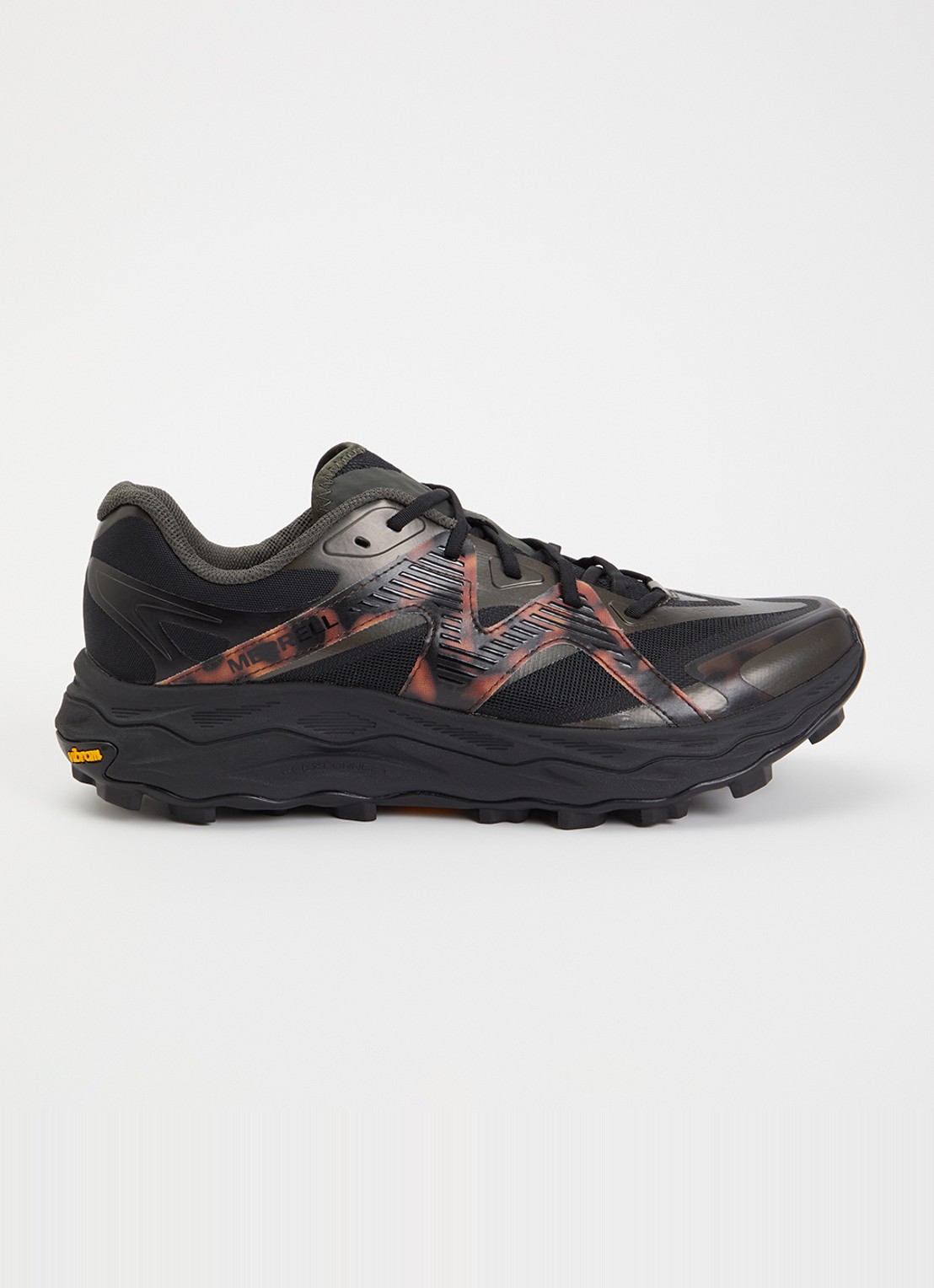 Merrell Agility Peak 6 sneaker van mesh met logo - voorkant 5 zwart