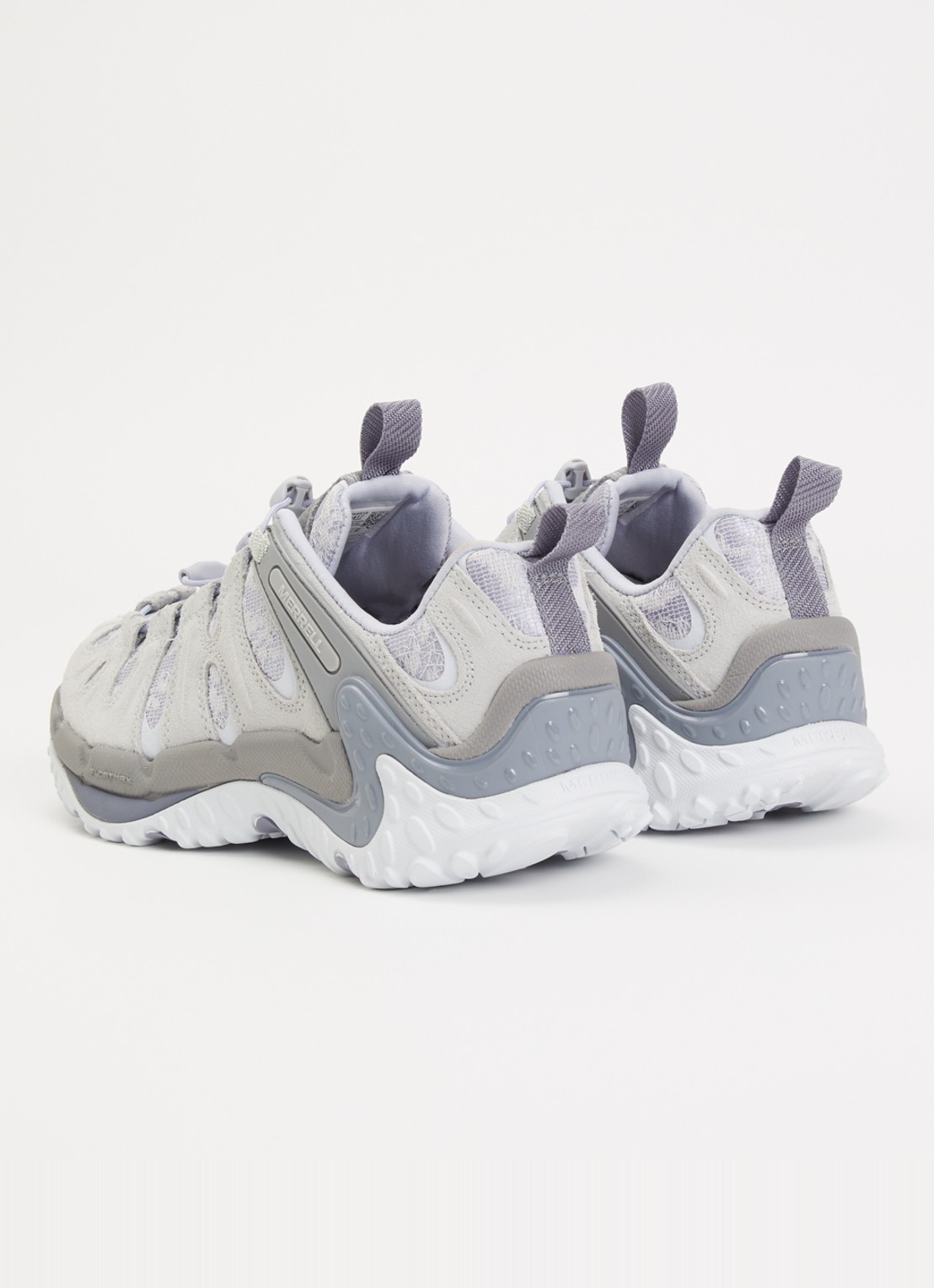 Merrell Cham Redux RMT 1TRL sneaker met suède details  - achterkant 5 grijs