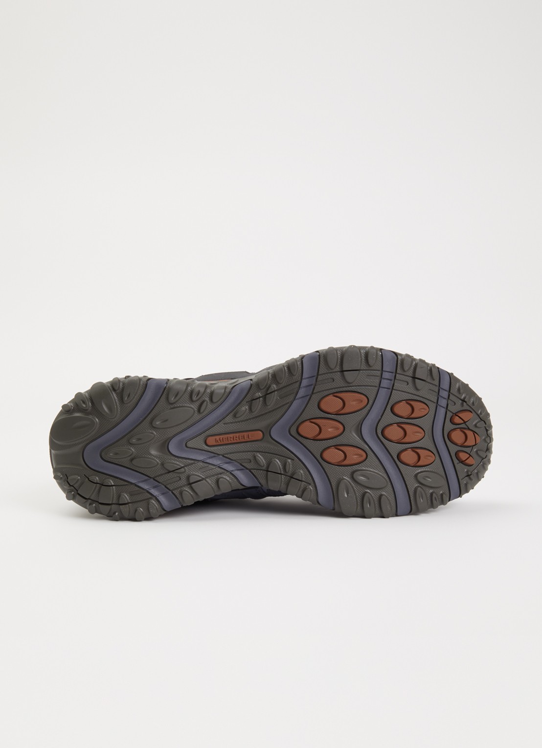 Merrell Cham Redux RMT 1TRL sneaker met suède details  - detail 5 blauwgrijs
