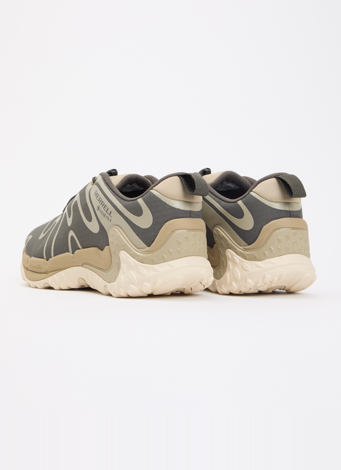 Merrell Cham Redux Storm Gore-Tex sneaker van mesh met logo - achterkant 5 olijfgroen