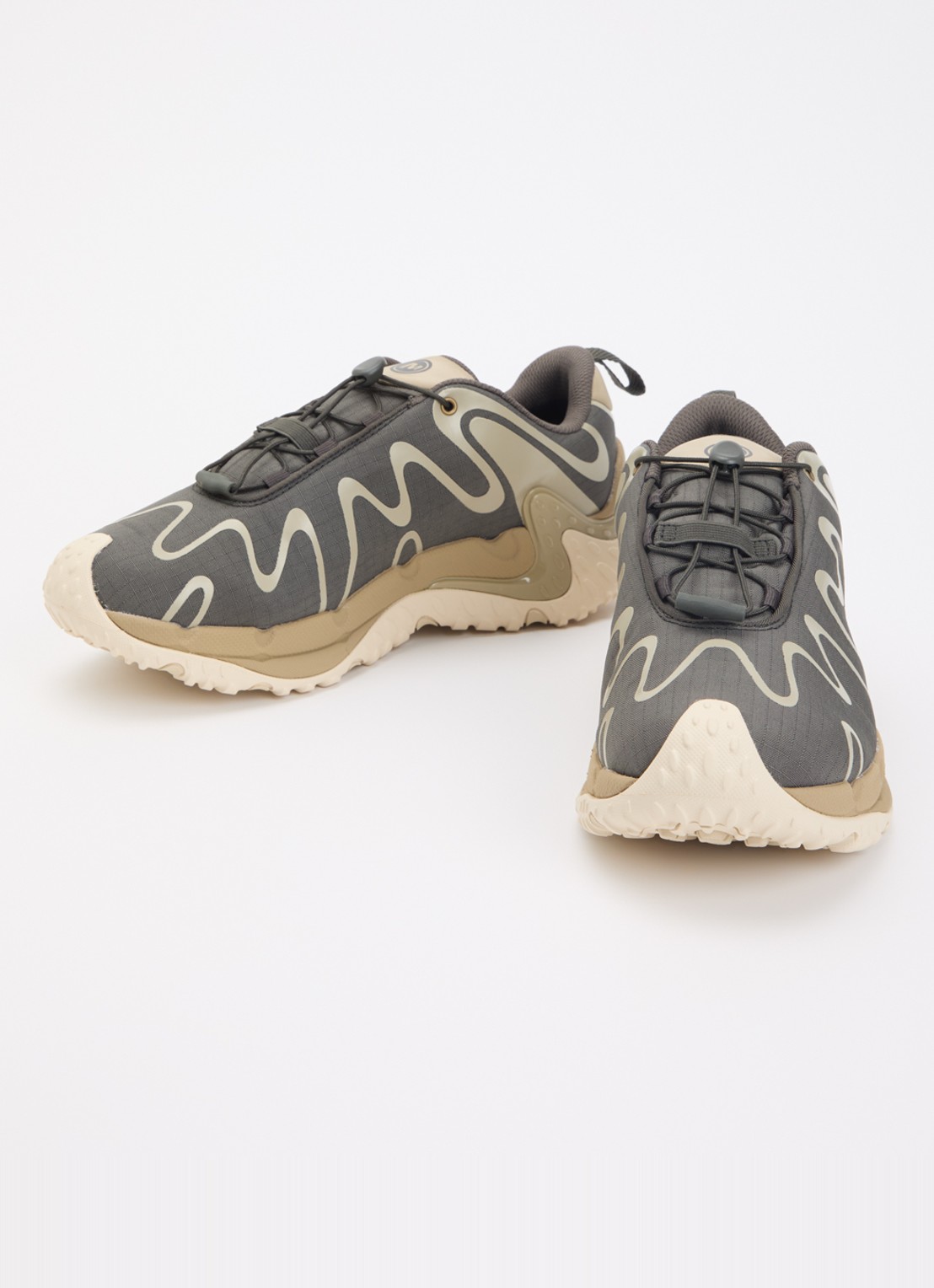 Merrell Cham Redux Storm Gore-Tex sneaker van mesh met logo - detail 2 olijfgroen