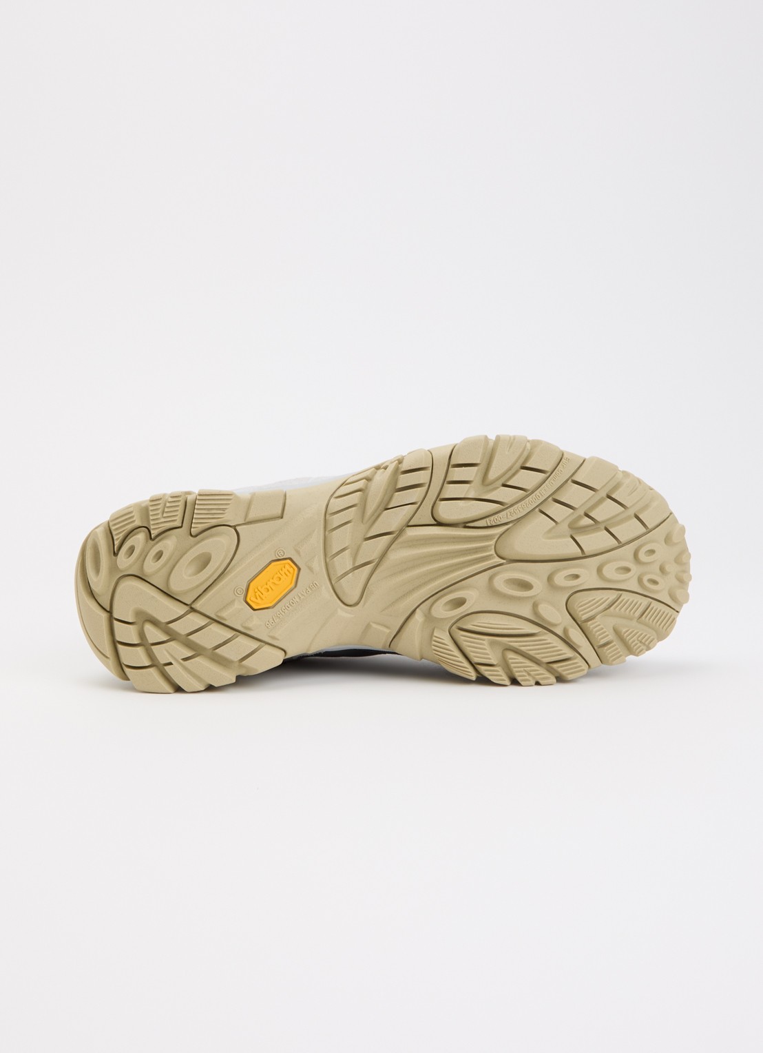 Merrell Moab 2 Remix sneaker van leer met mesh details - detail 5 lichtgrijs