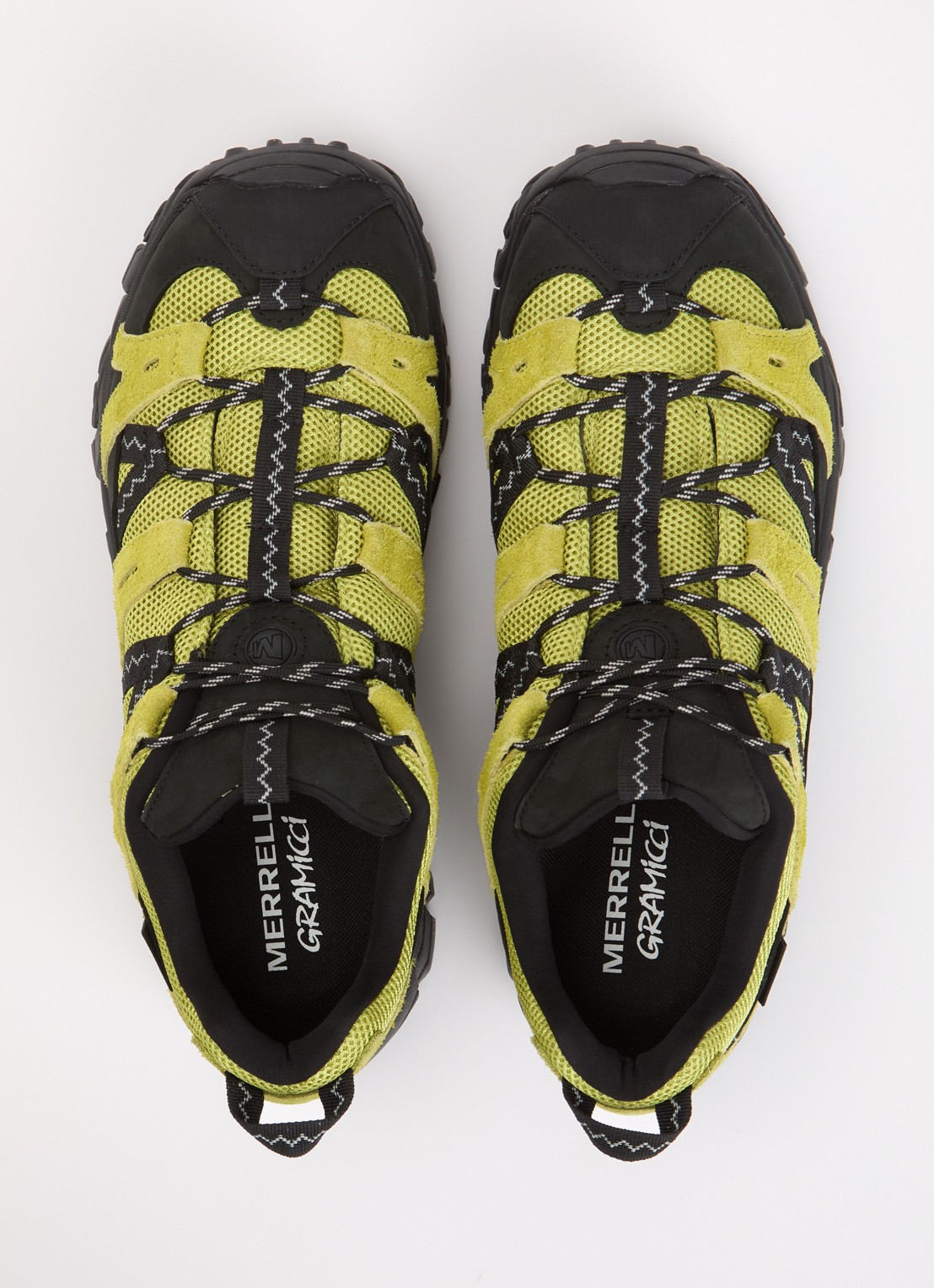 Merrell Moab 2 Siren x Gramicci sneaker met suède details - detail 3 citroengeel