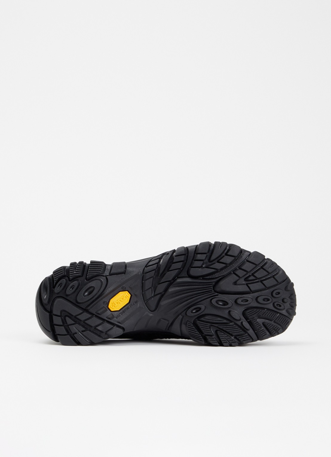 Merrell Moab 2 Slide muiltje van leer - detail 4 zwart