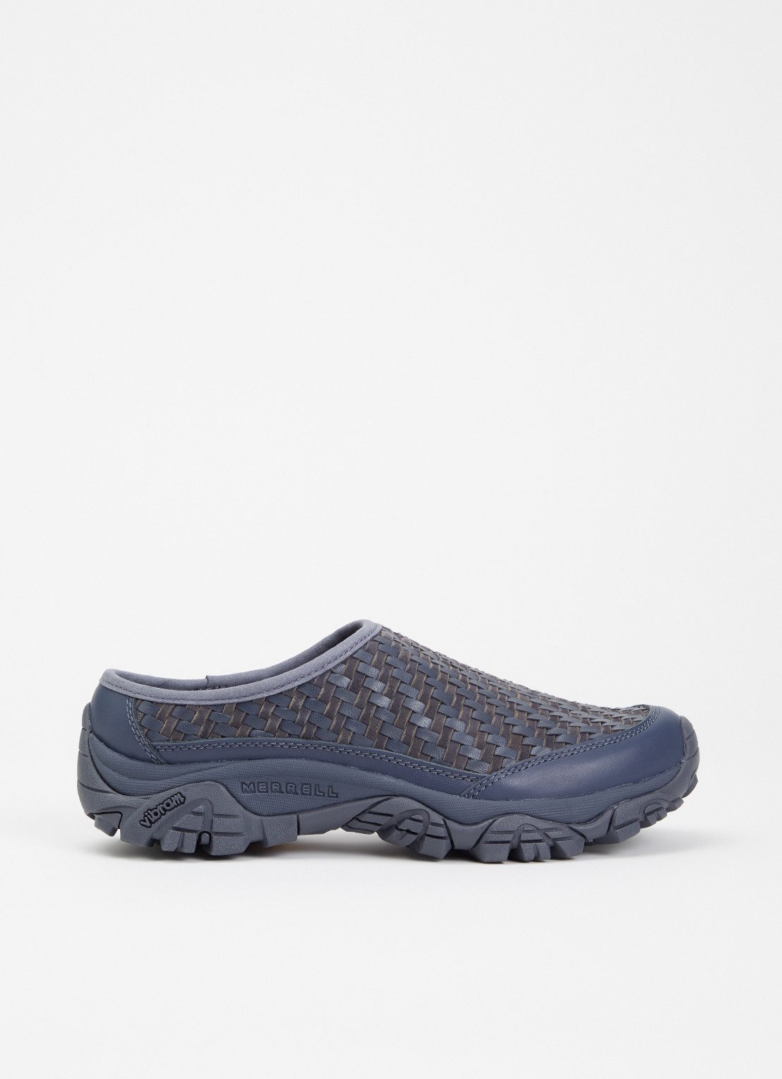 Merrell Moab 2 Slide muiltje van leer - voorkant 5 indigo