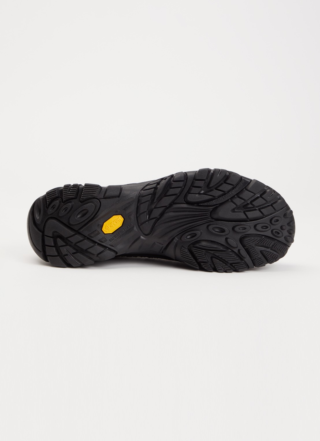 Merrell Moab 2 Slide muiltje van leer - detail 5 zwart