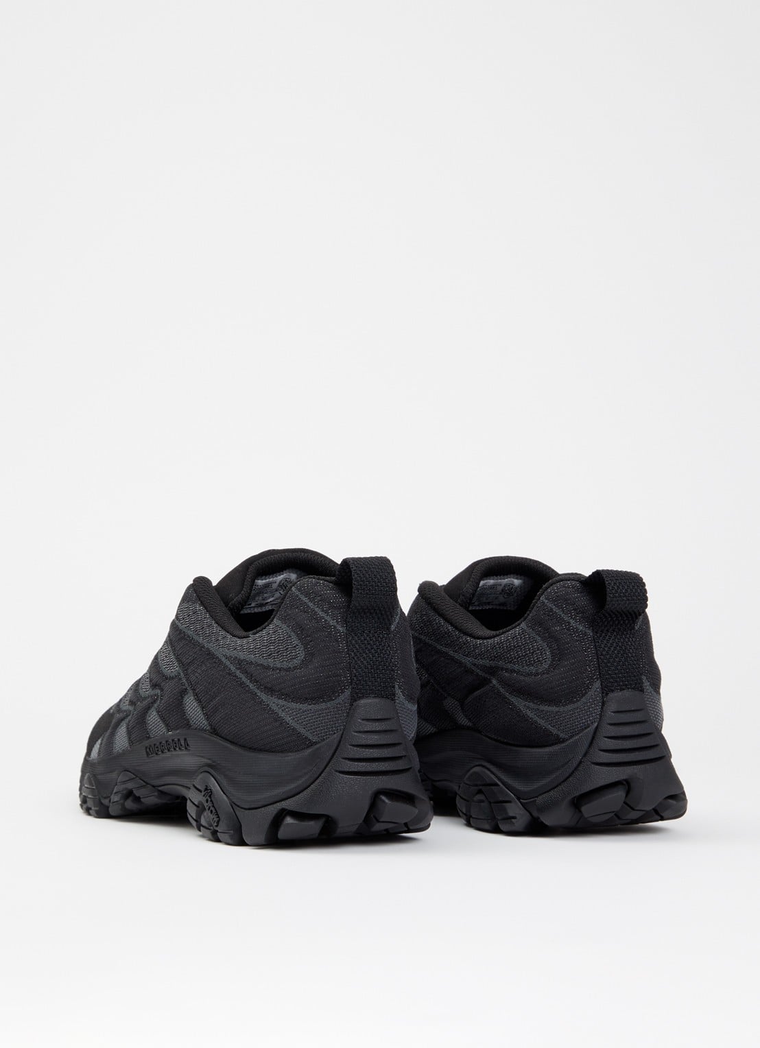 Merrell Moab 3 sneaker met gebreid bovenwerk - achterkant 5 zwart