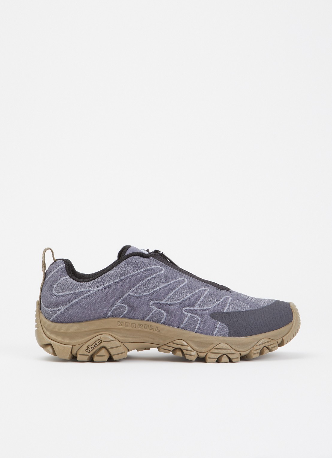 Merrell Moab 3 Trek Zip sneaker - voorkant 2 indigo
