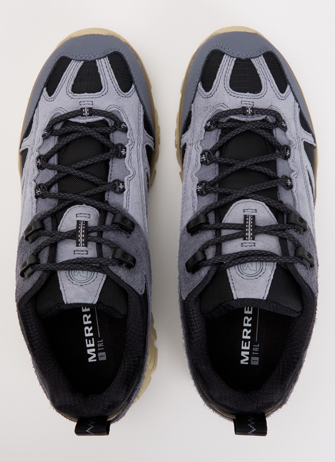 Merrell Moab Mesa Luxe sneaker van suède met mesh details - detail 3 lavendel