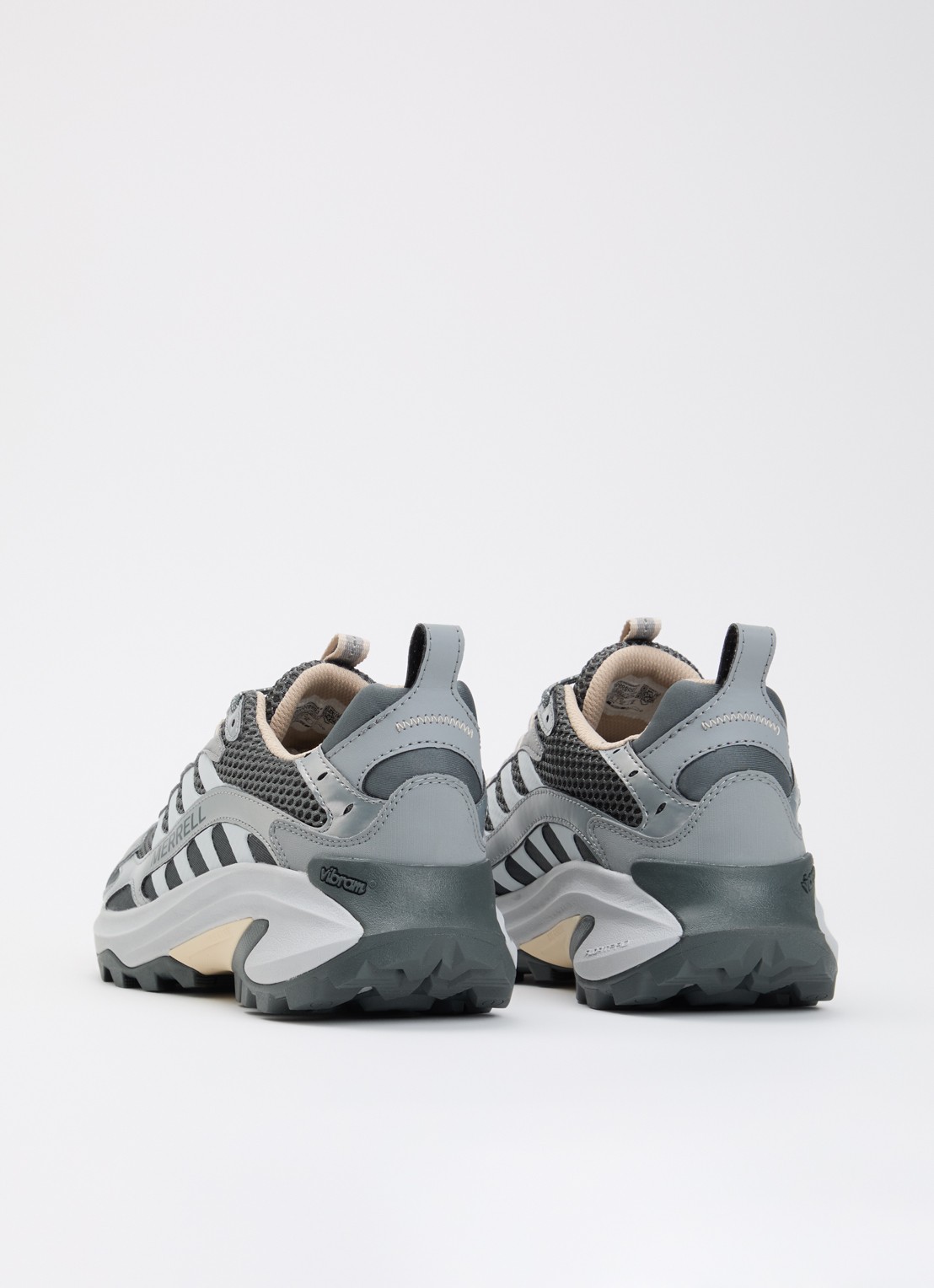 Merrell Moab Speed 2 Vent 2K sneaker van mesh met metallic details - achterkant 2 blauwgrijs