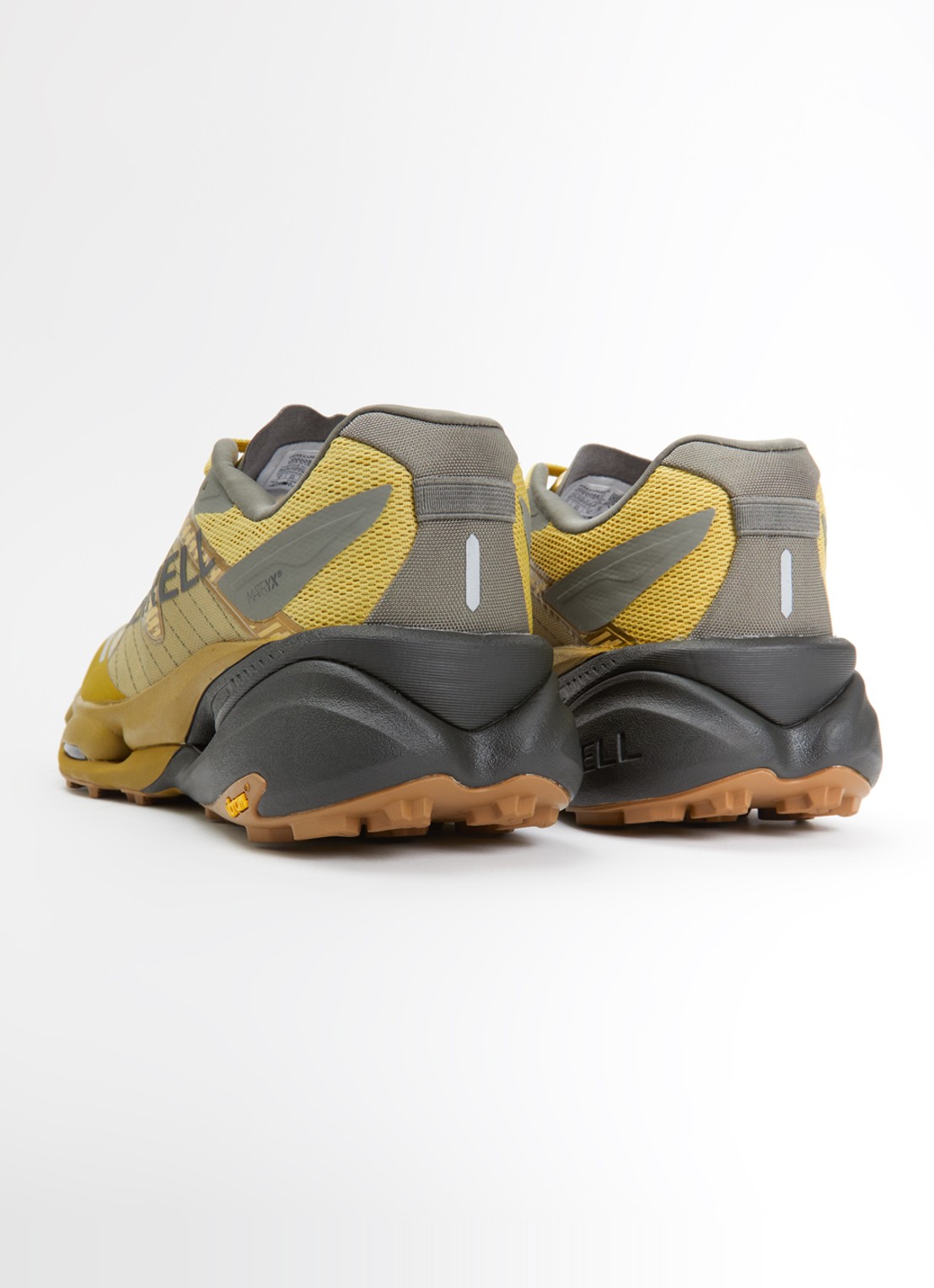 Merrell  MTL SpeedArc Peak sneaker met logo - achterkant 5 mosterd