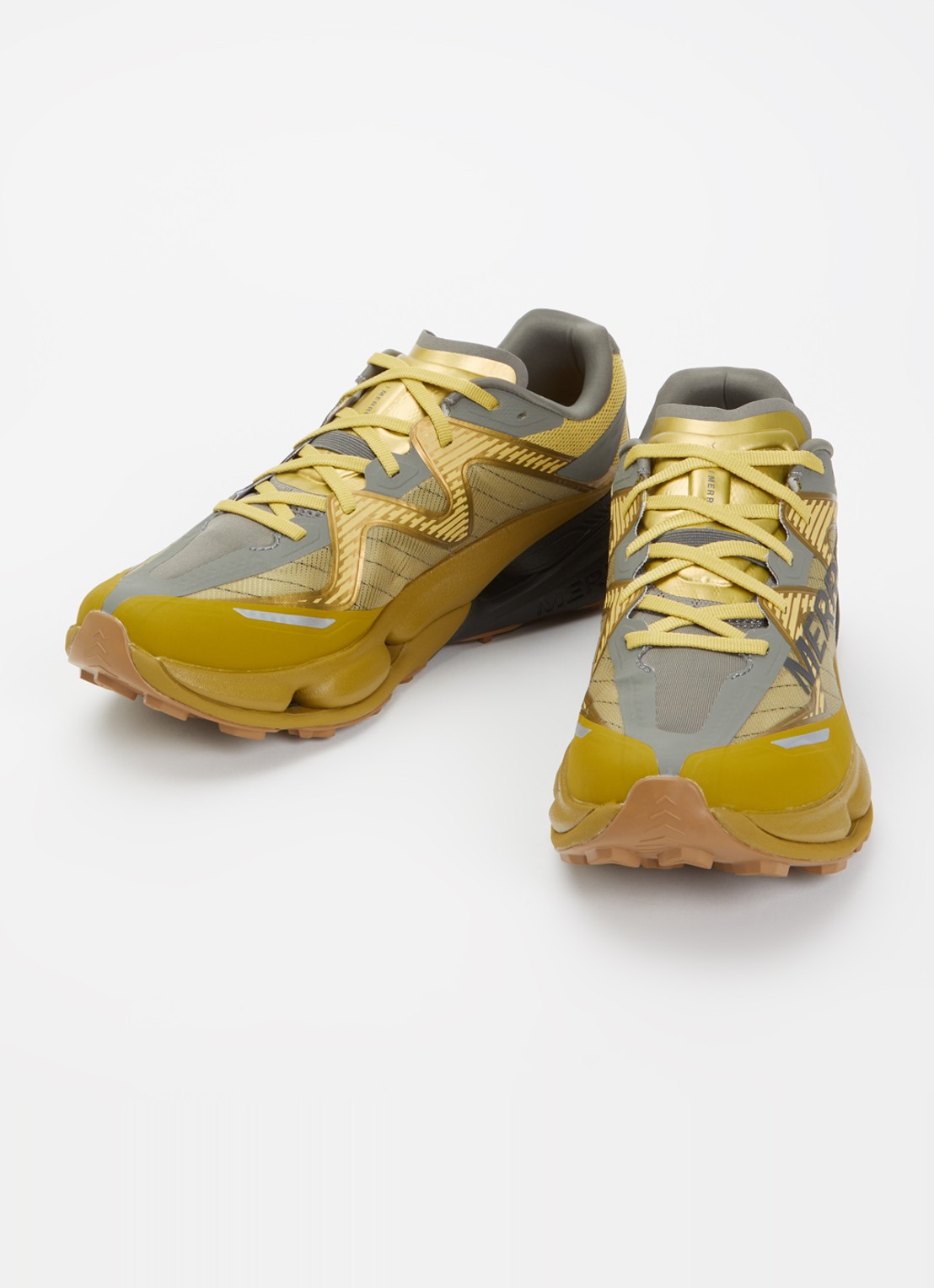 Merrell  MTL SpeedArc Peak sneaker met logo - detail mosterd