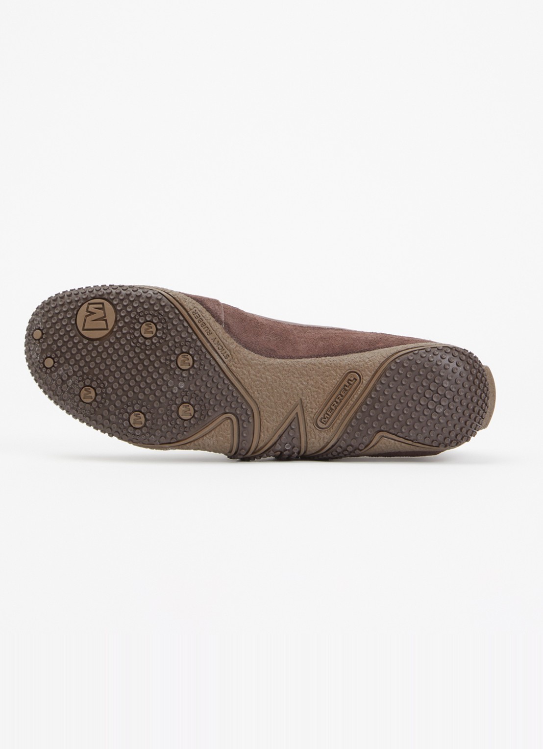 Merrell Relay Fly Vent sneaker van suède met mesh details - detail 5 chocoladebruin