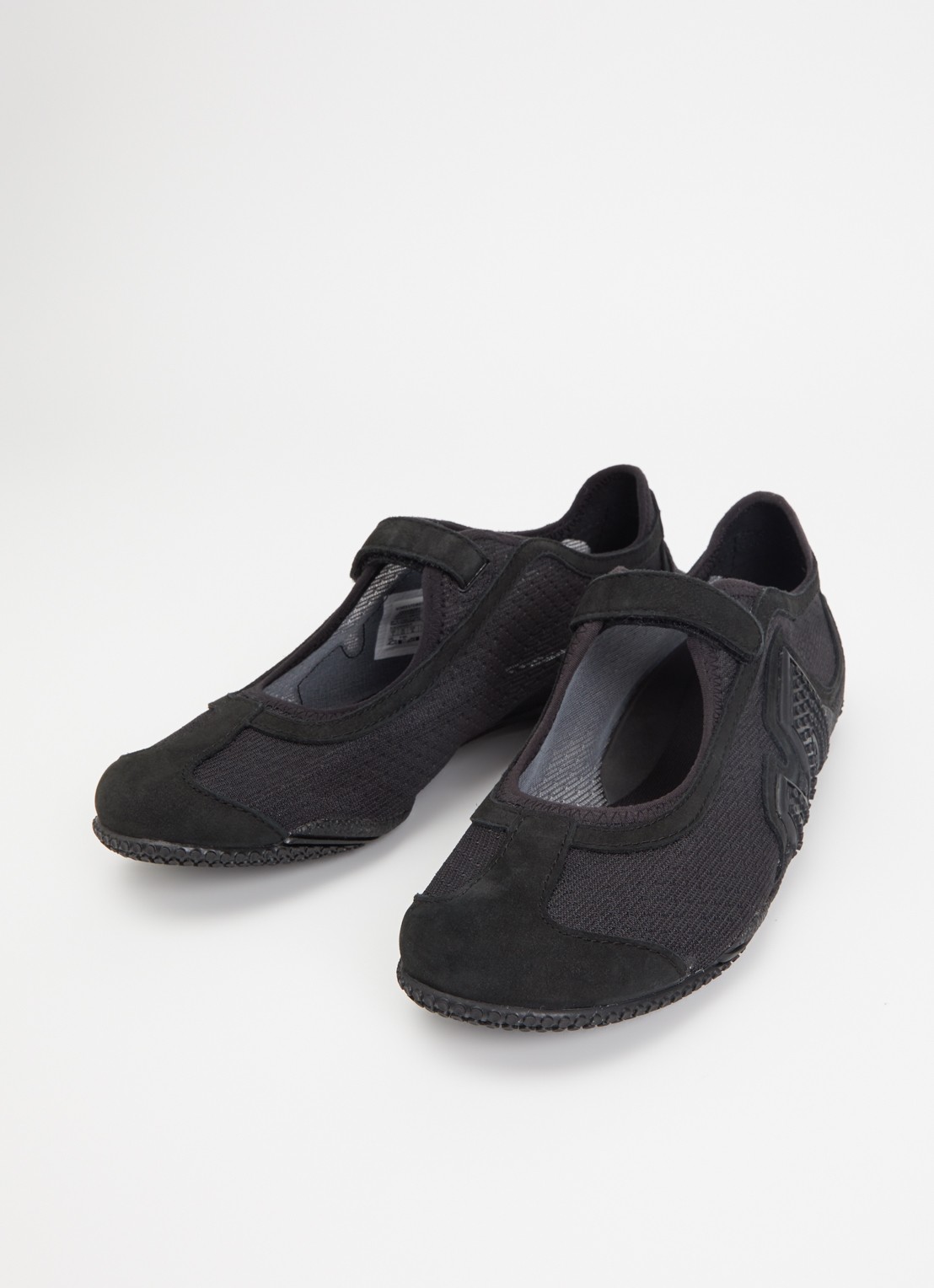 Merrell Relay Tour Mary Jane sneaker van mesh met details van suède - detail zwart