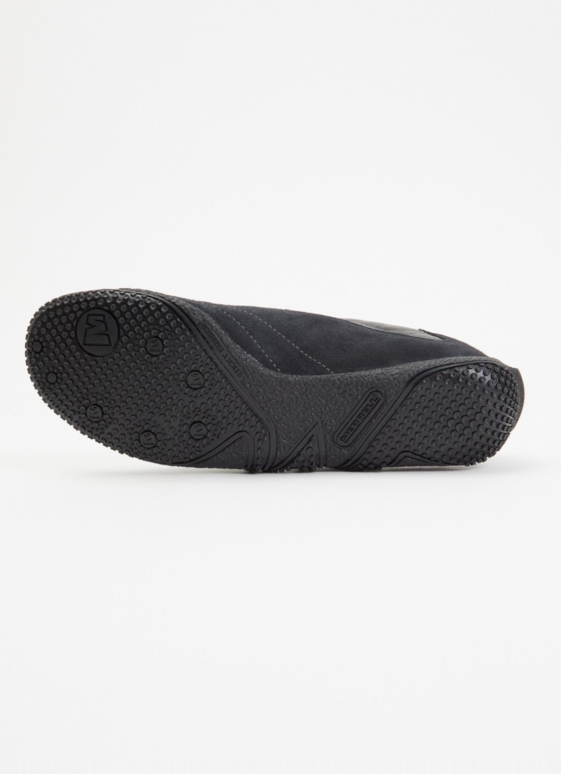 Merrell Relay Web SE sneaker van leer met details van suède - detail 3 zwart