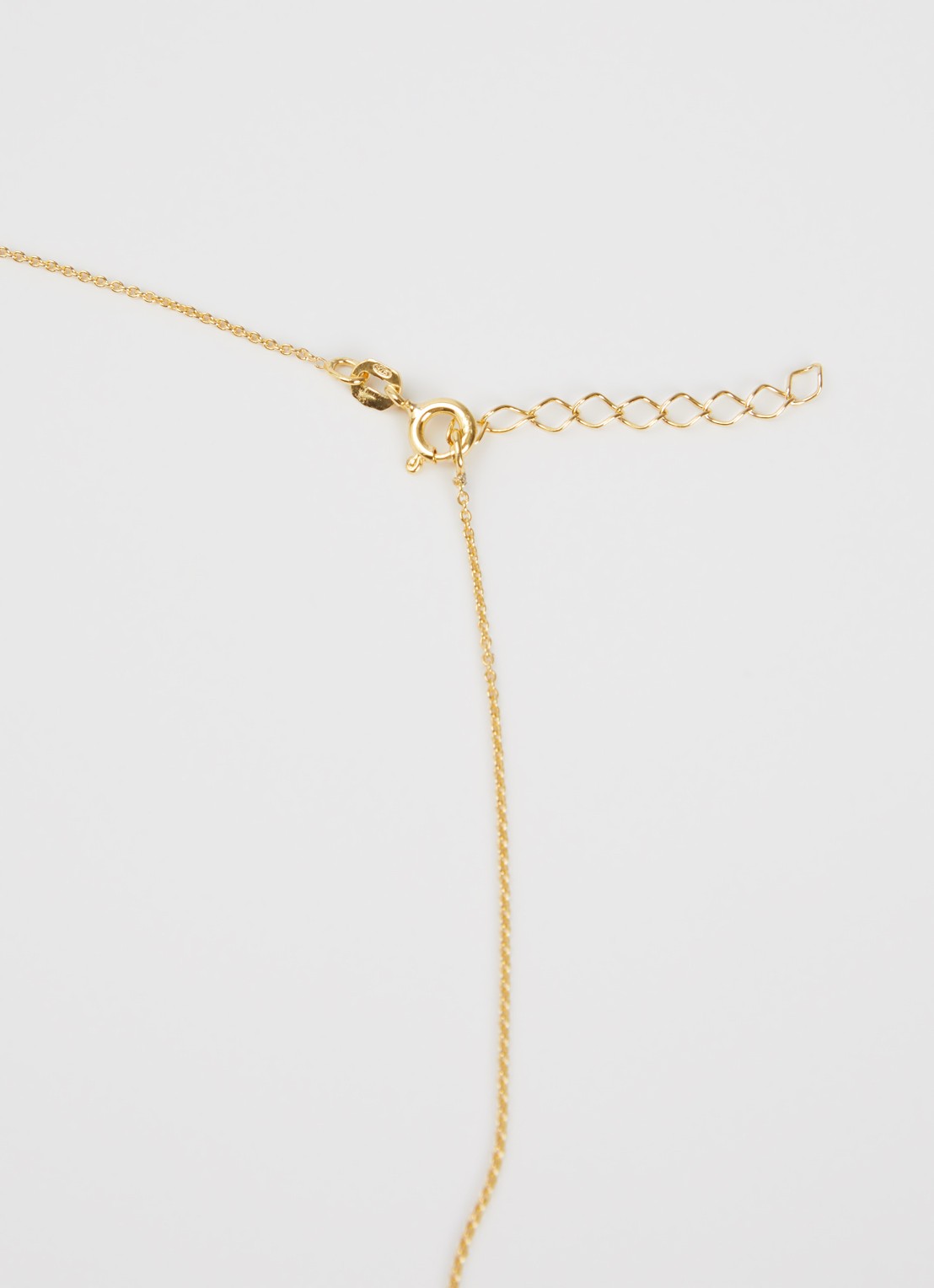 Mesh Eden ketting verguld - detail 2 goud