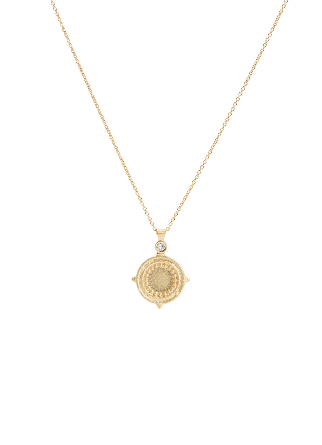 Mesh Eden ketting verguld - voorkant 4 goud