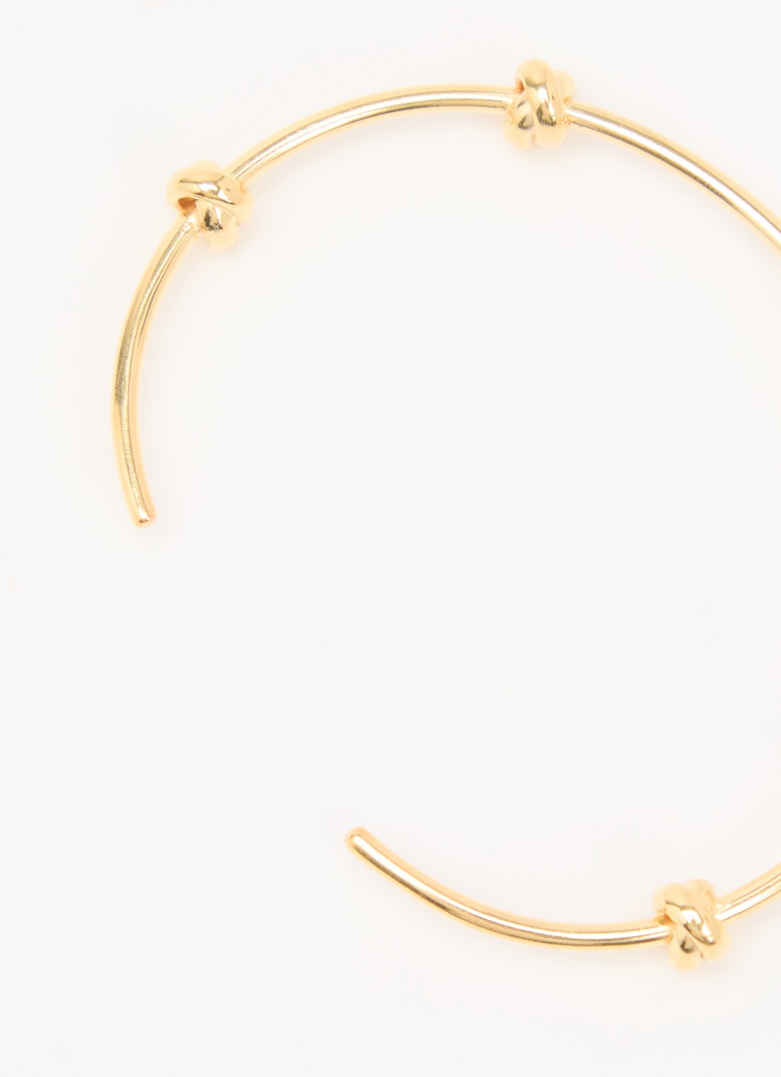 Mesh Harper Slim bangle - detail goud