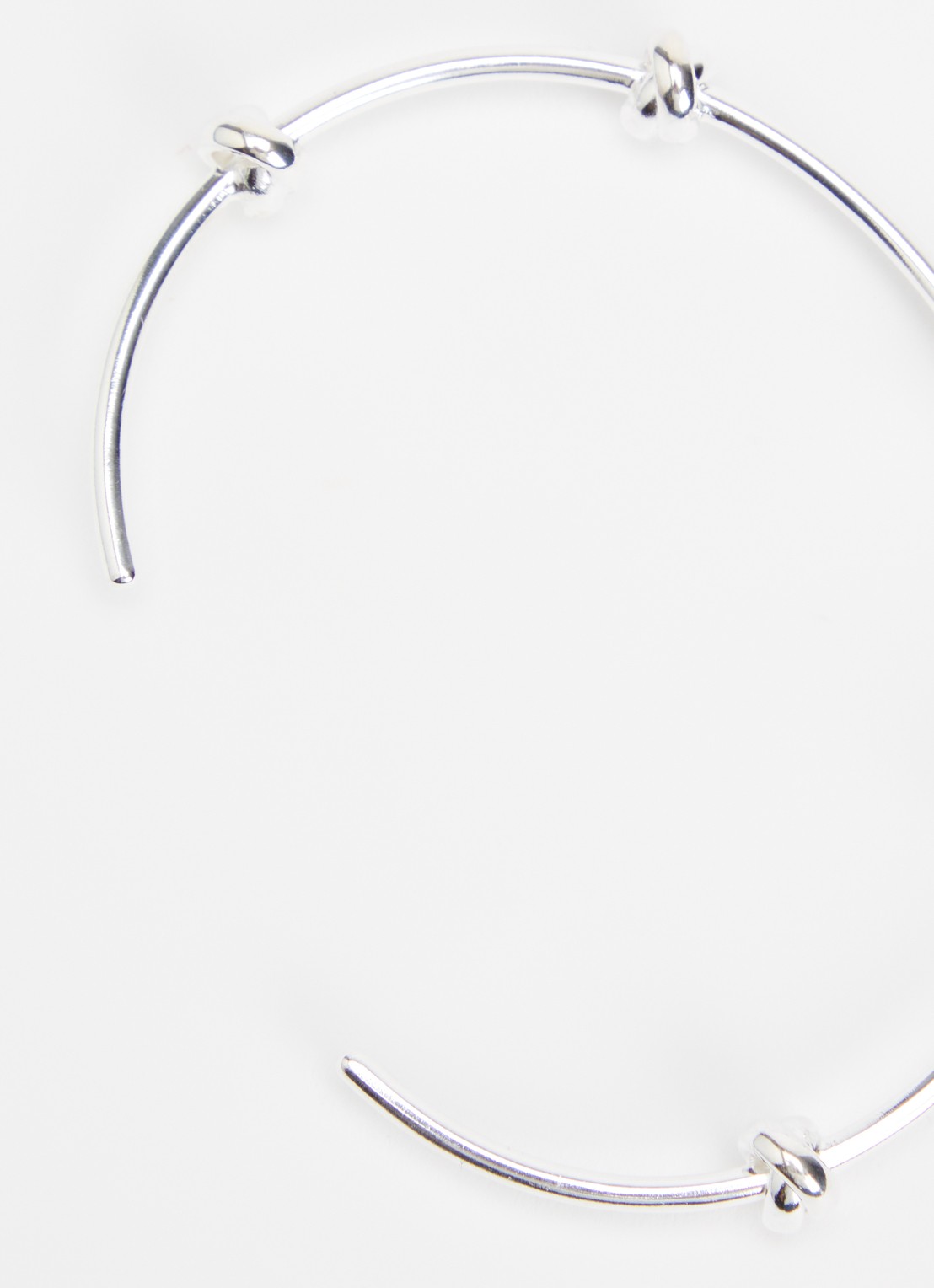 Mesh Harper Slim bangle - detail 2 zilver