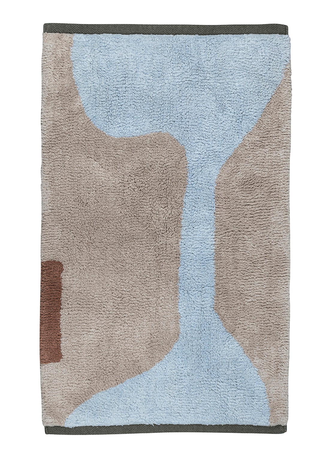 Mette Ditmer Figura vloerkleed 50 x 80 cm - voorkant lichtblauw